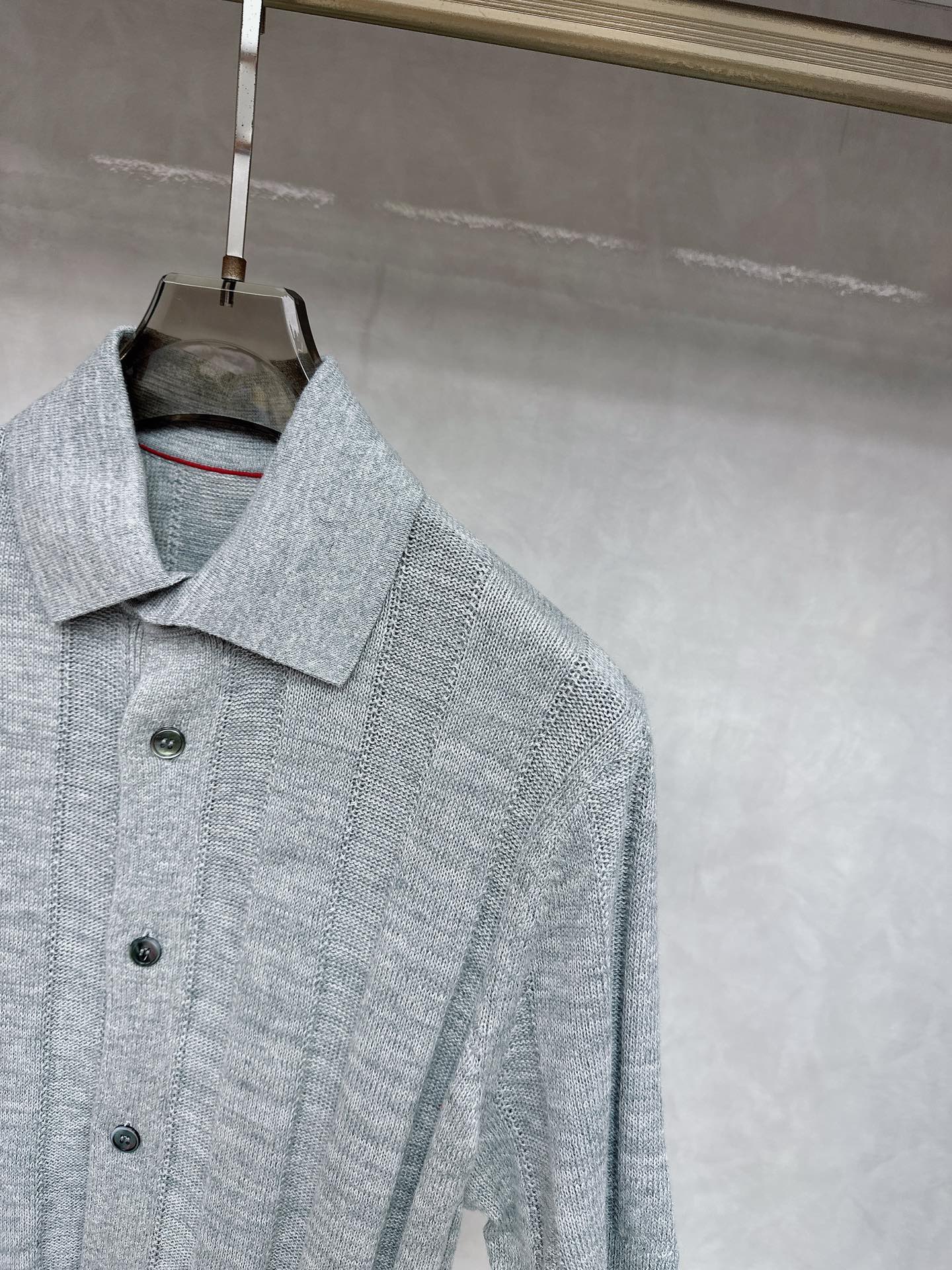  BC 25SS新款棉麻精工罗纹针织🍒针织材料的柔软感婉约优雅，让这款短袖麻棉针织拥有更胜一筹的精致感。