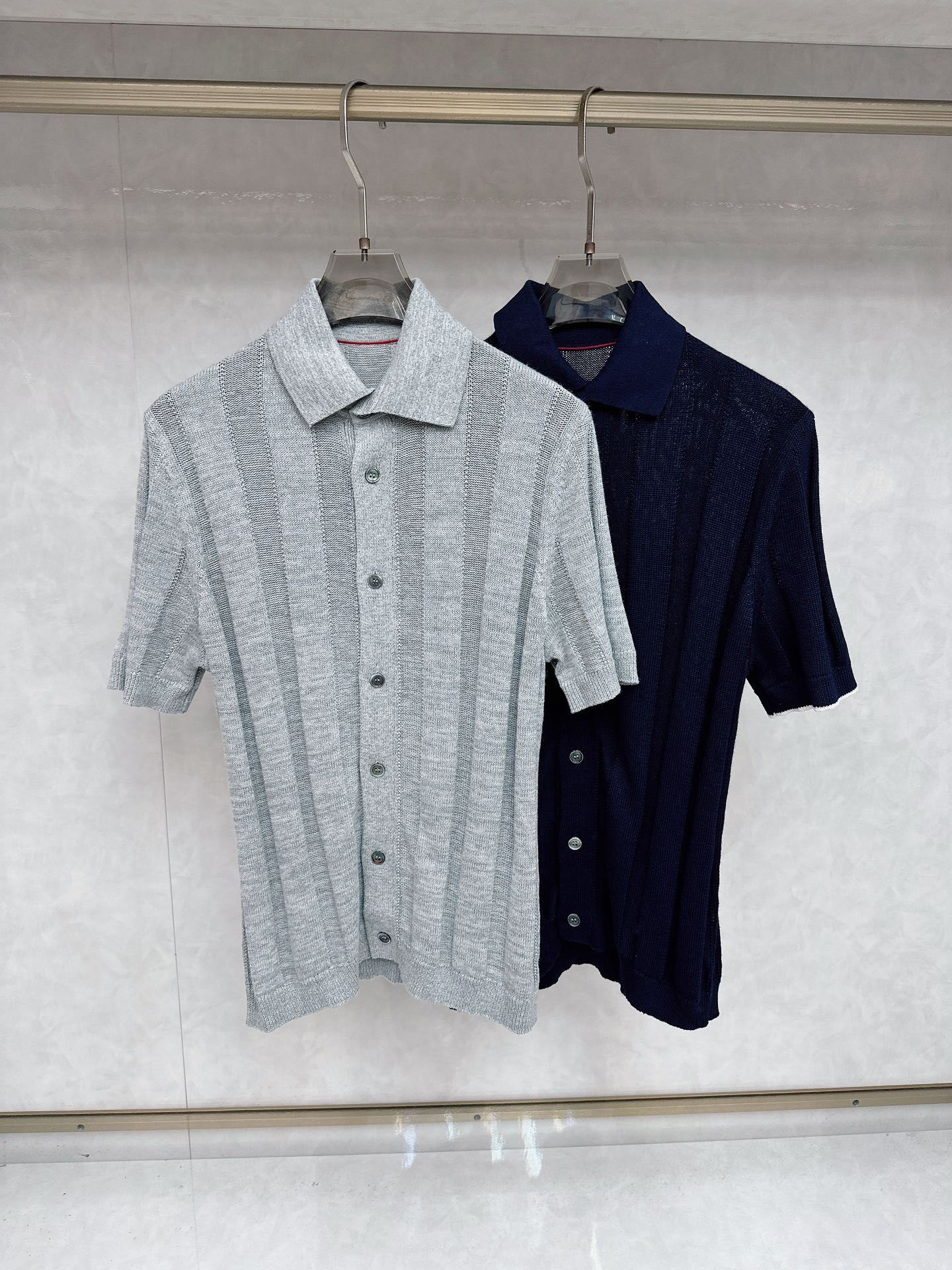  BC 25SS新款棉麻精工罗纹针织🍒针织材料的柔软感婉约优雅，让这款短袖麻棉针织拥有更胜一筹的精致感。