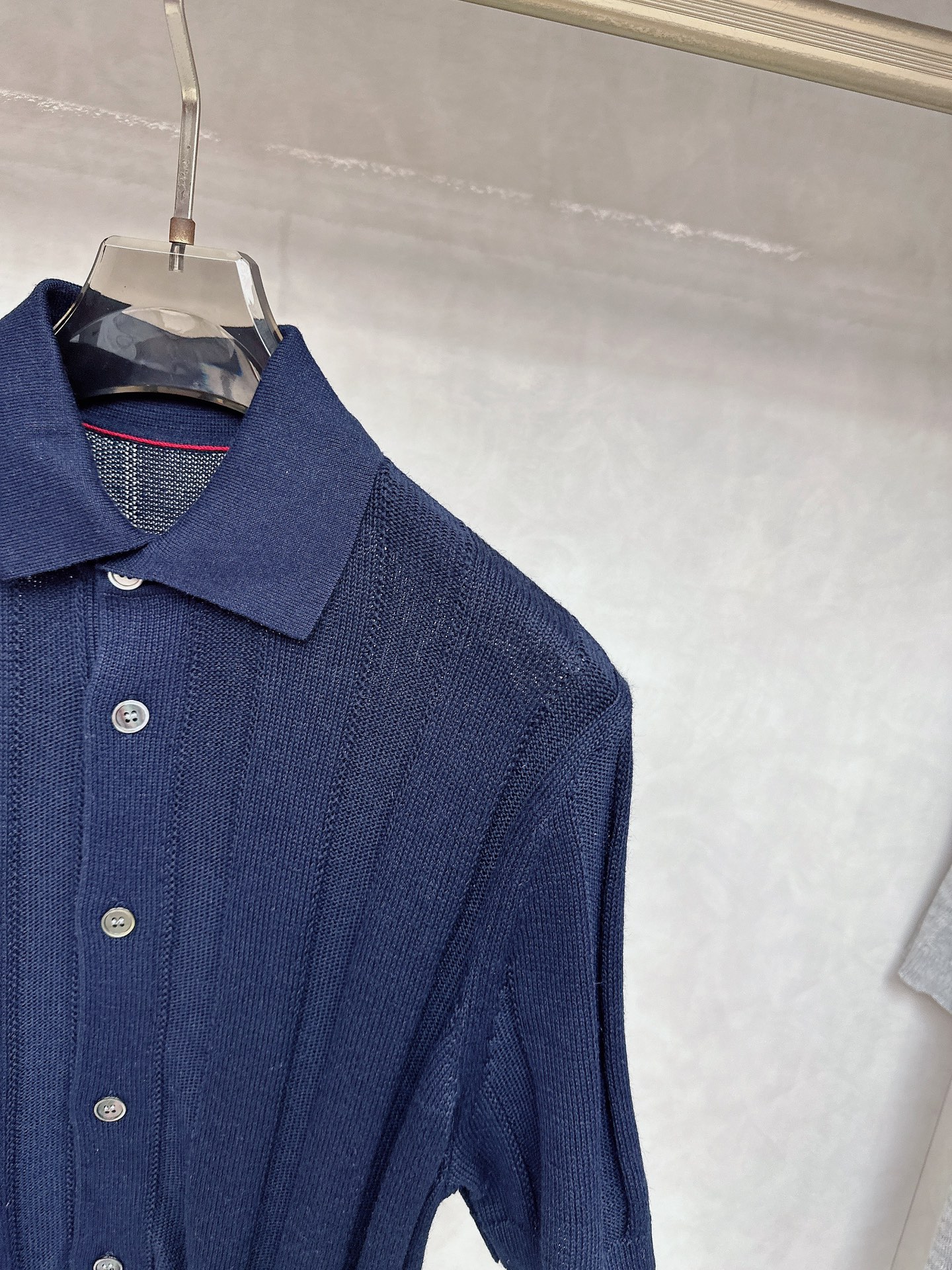  BC 25SS新款棉麻精工罗纹针织🍒针织材料的柔软感婉约优雅，让这款短袖麻棉针织拥有更胜一筹的精致感。