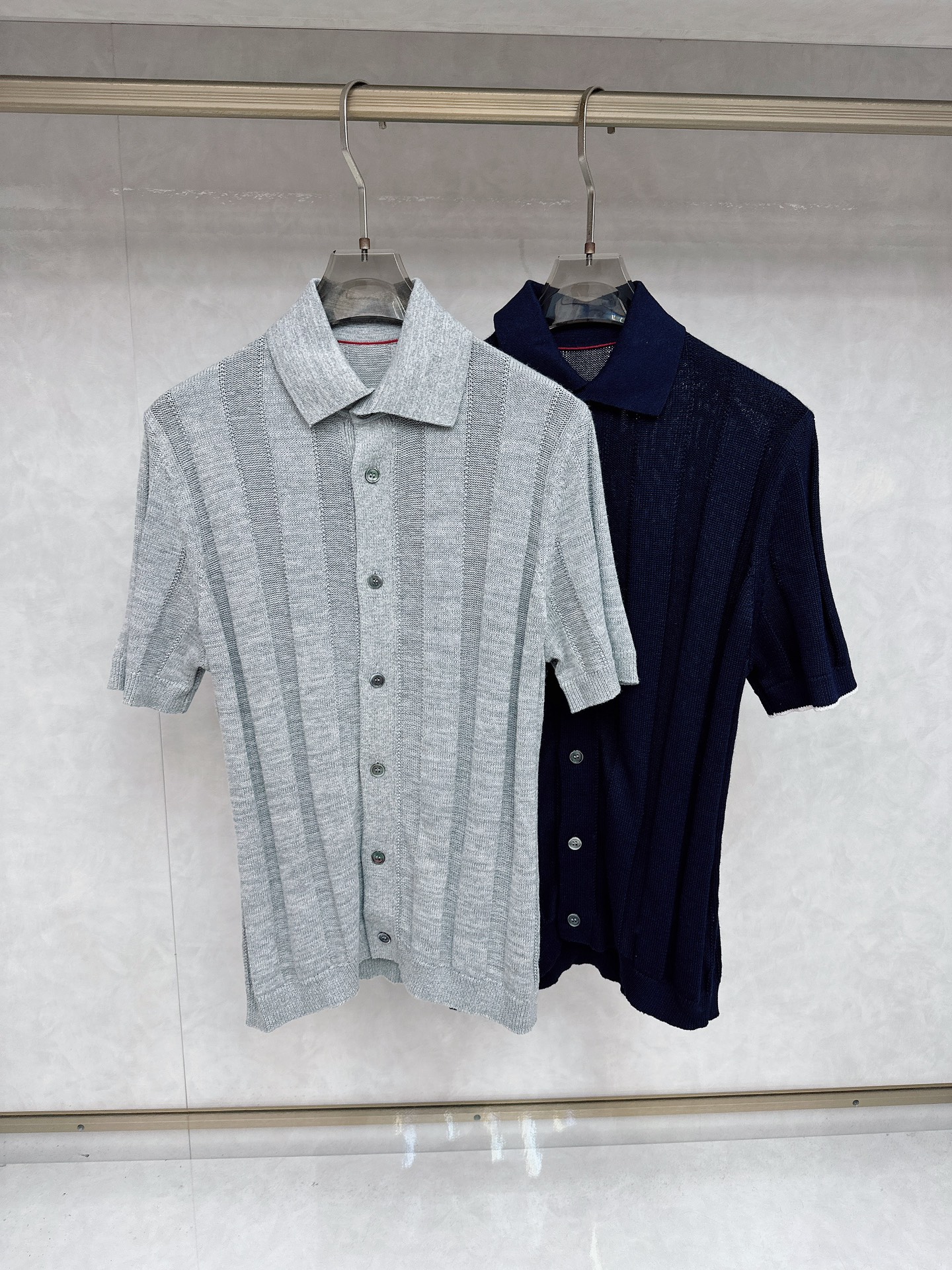  BC 25SS新款棉麻精工罗纹针织🍒针织材料的柔软感婉约优雅，让这款短袖麻棉针织拥有更胜一筹的精致感。