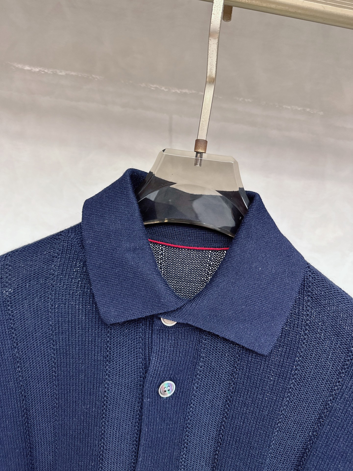  BC 25SS新款棉麻精工罗纹针织🍒针织材料的柔软感婉约优雅，让这款短袖麻棉针织拥有更胜一筹的精致感。