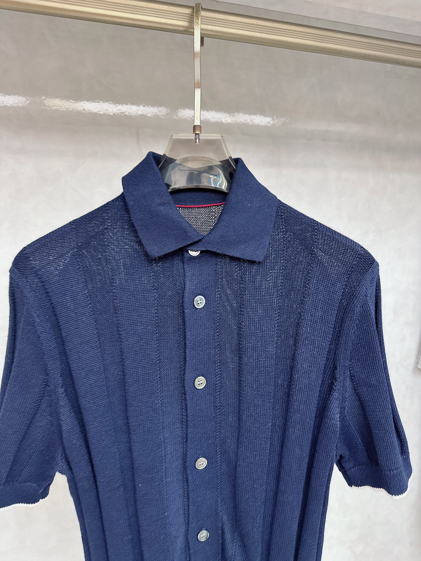  BC 25SS新款棉麻精工罗纹针织🍒针织材料的柔软感婉约优雅，让这款短袖麻棉针织拥有更胜一筹的精致感。