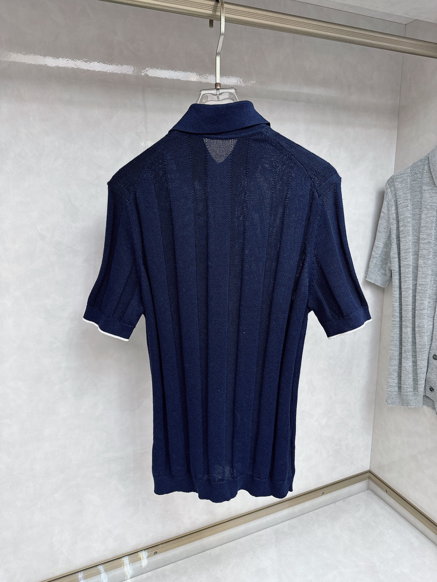  BC 25SS新款棉麻精工罗纹针织🍒针织材料的柔软感婉约优雅，让这款短袖麻棉针织拥有更胜一筹的精致感。