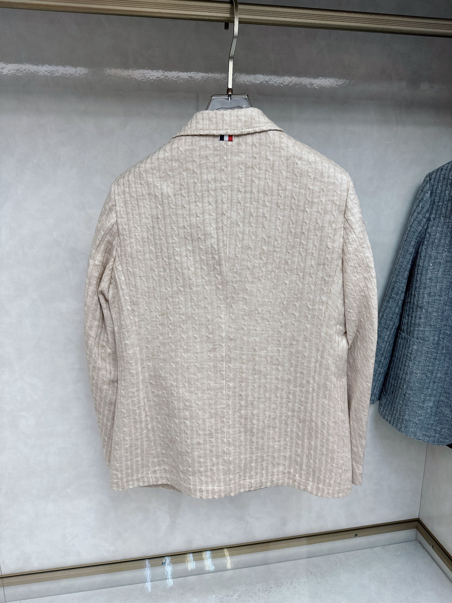 TB秋冬新款男士针织西装单西外套25SS秋冬出品新款!都市时尚精英衣橱必备款，转为男士设计的西装，高级灰