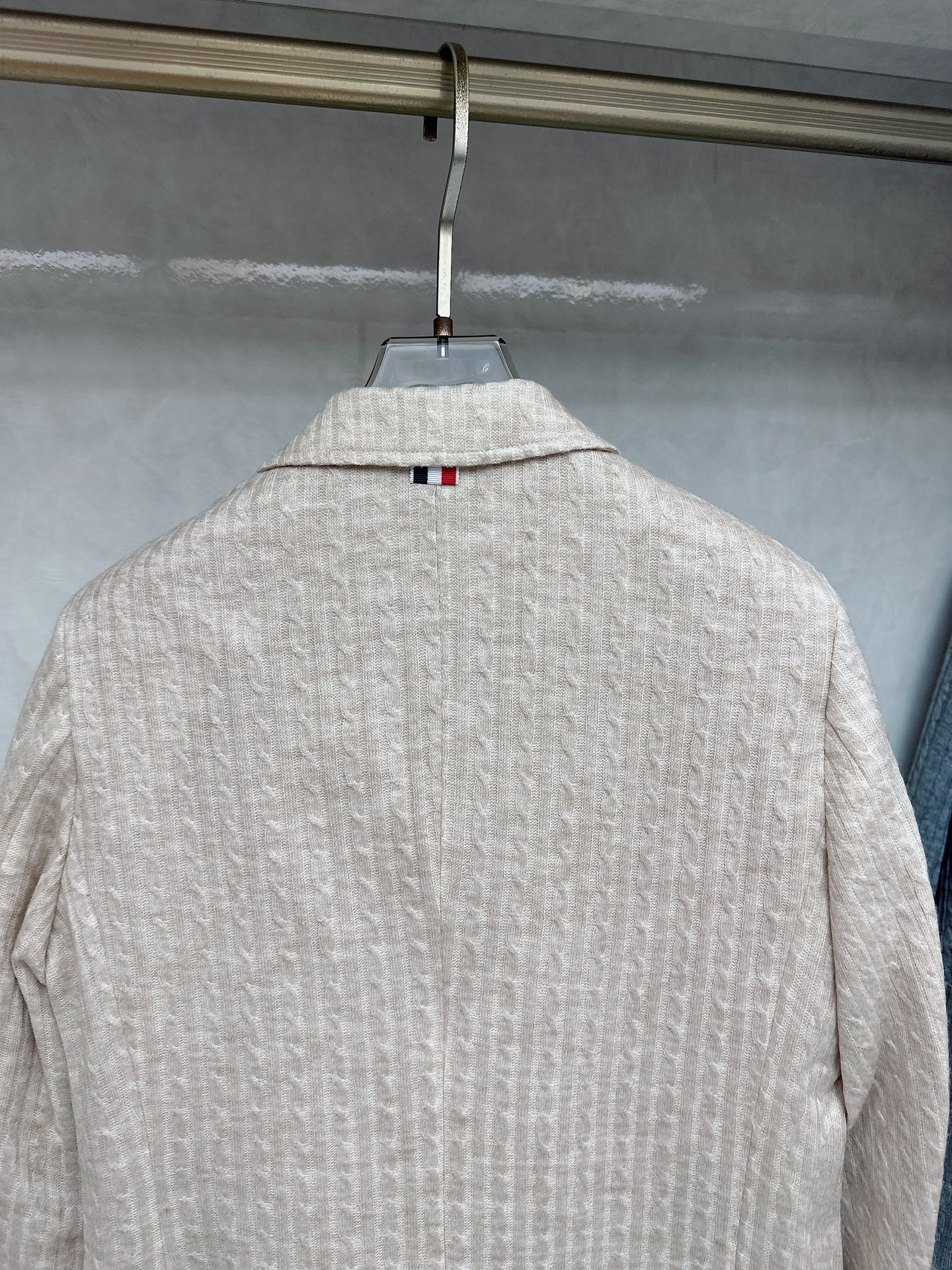 TB秋冬新款男士针织西装单西外套25SS秋冬出品新款!都市时尚精英衣橱必备款，转为男士设计的西装，高级灰