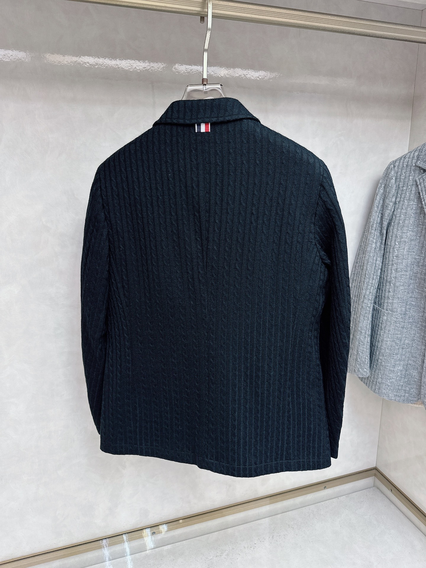 TB秋冬新款男士针织西装单西外套25SS秋冬出品新款!都市时尚精英衣橱必备款，转为男士设计的西装，高级灰