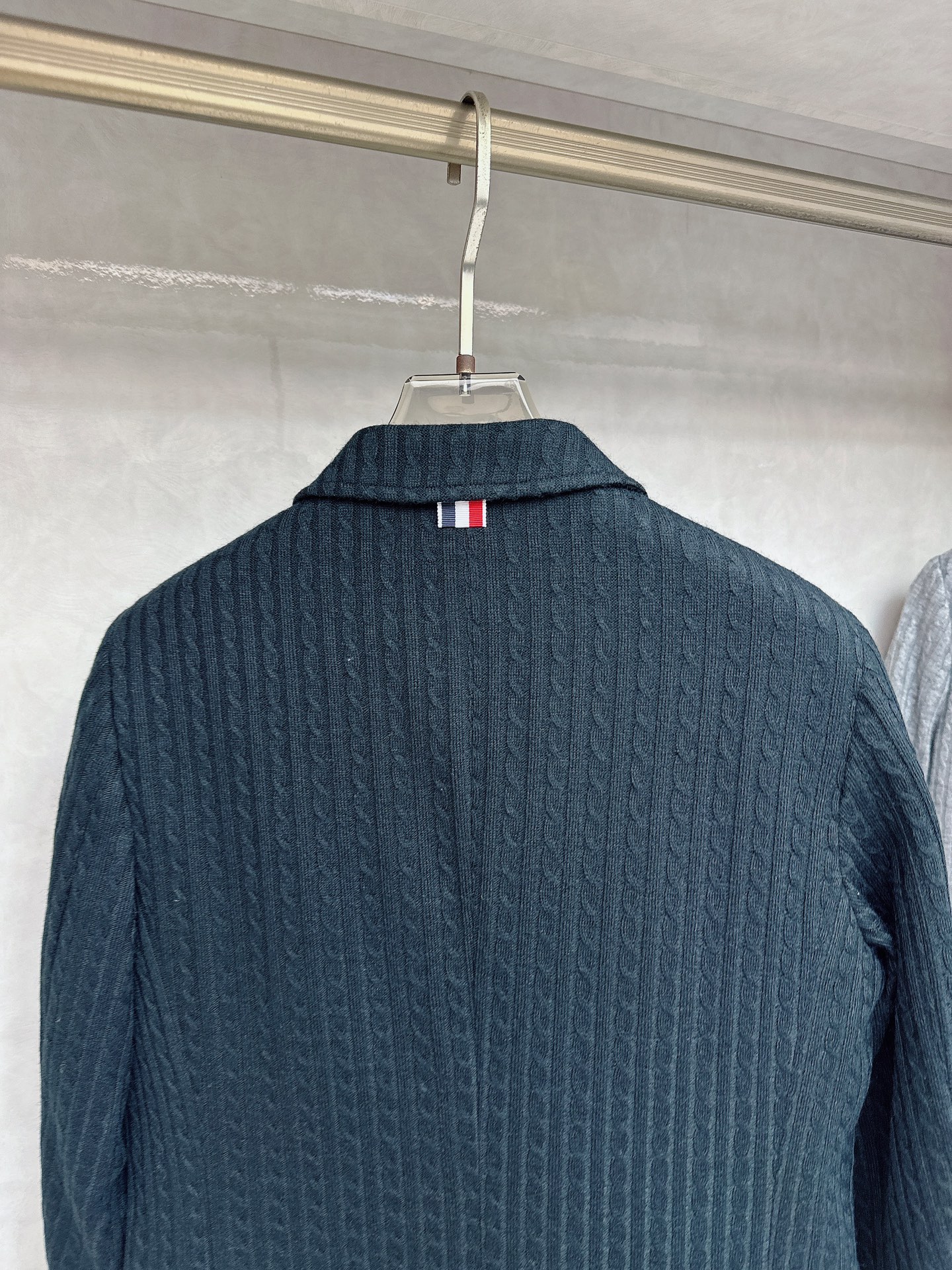 TB秋冬新款男士针织西装单西外套25SS秋冬出品新款!都市时尚精英衣橱必备款，转为男士设计的西装，高级灰