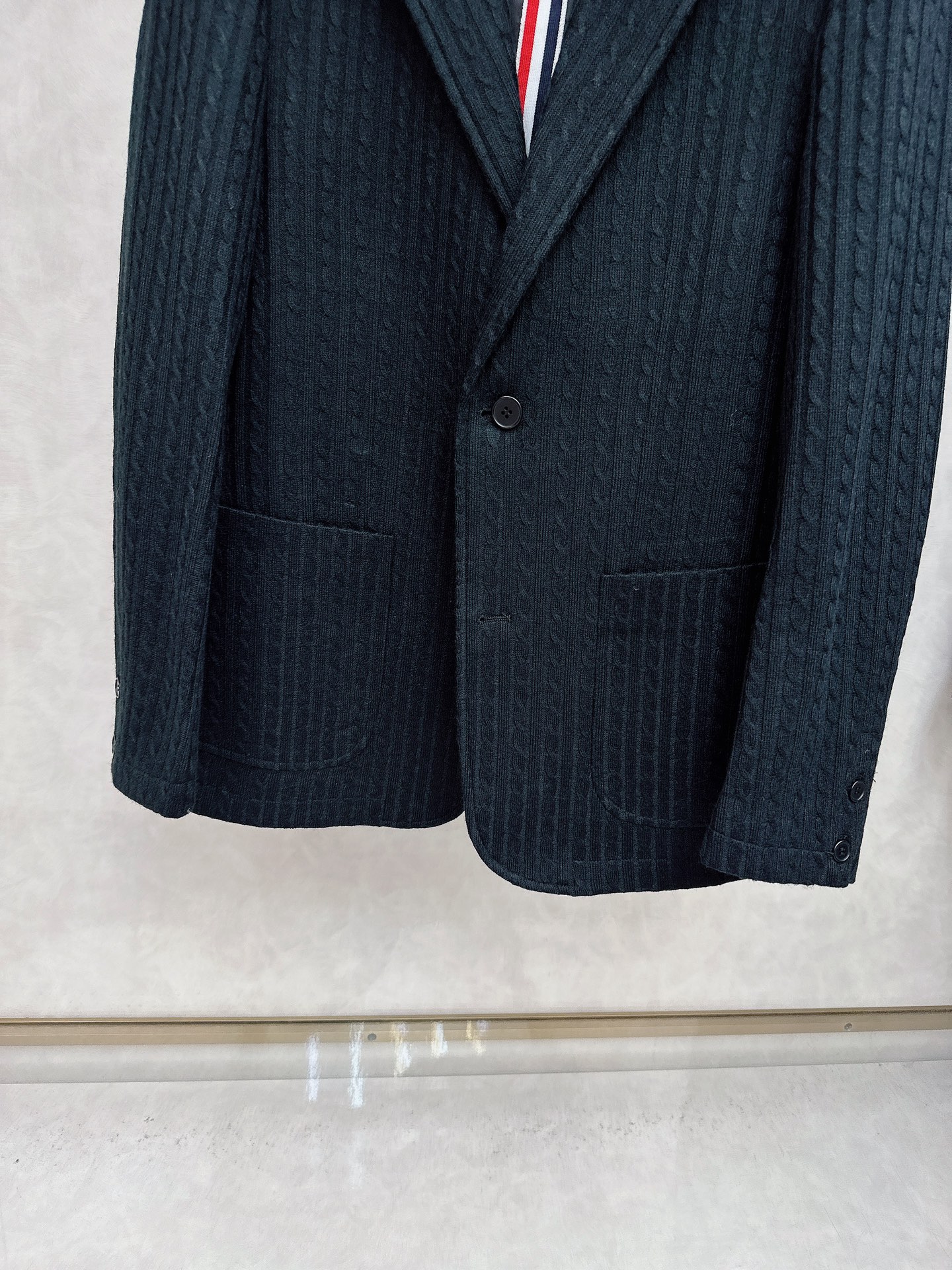 TB秋冬新款男士针织西装单西外套25SS秋冬出品新款!都市时尚精英衣橱必备款，转为男士设计的西装，高级灰