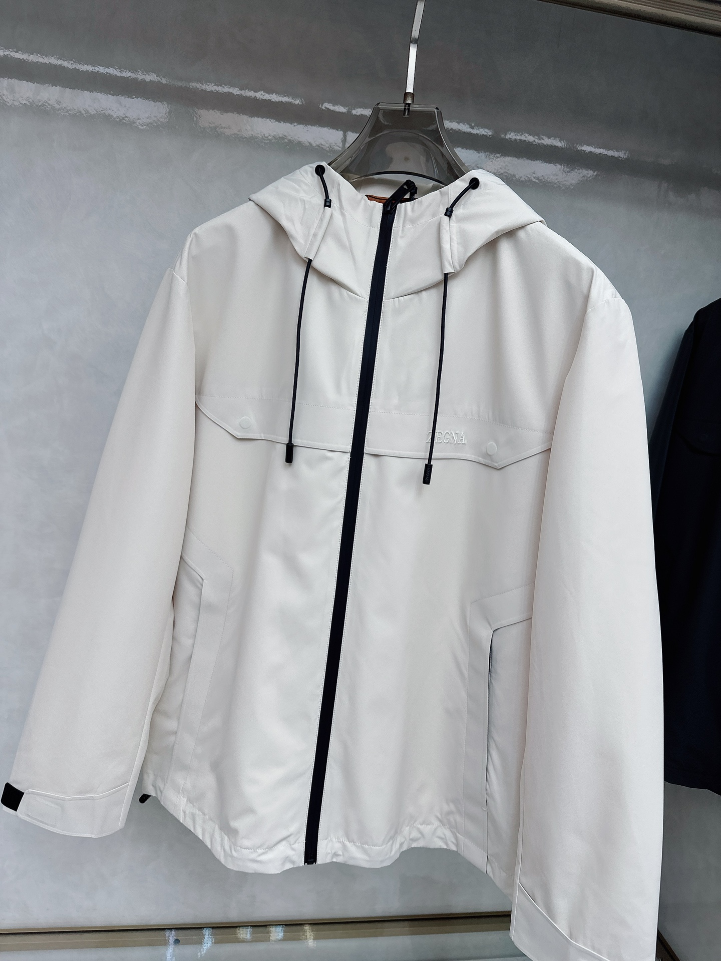 杰尼亚Zegna 早秋款2025最新款时尚设计师款👹杰尼亚风衣外套.处处细节显工艺足够的高级   结构性