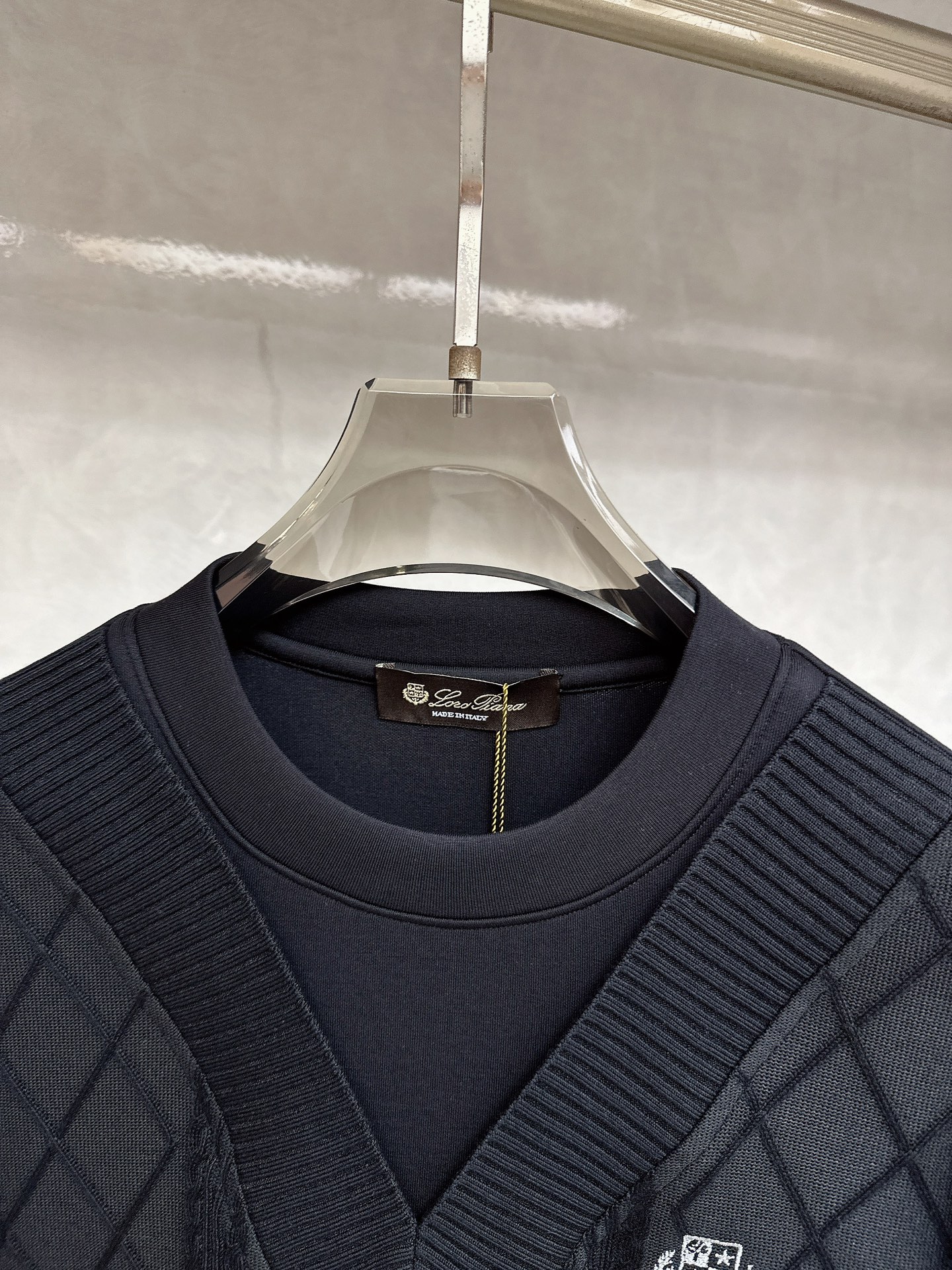  lP🆕-Loro Piano诺悠翩雅💥独家专供最新时尚秋冬针织拼接卫衣 经典设计感与颜值爆棚的外套，品