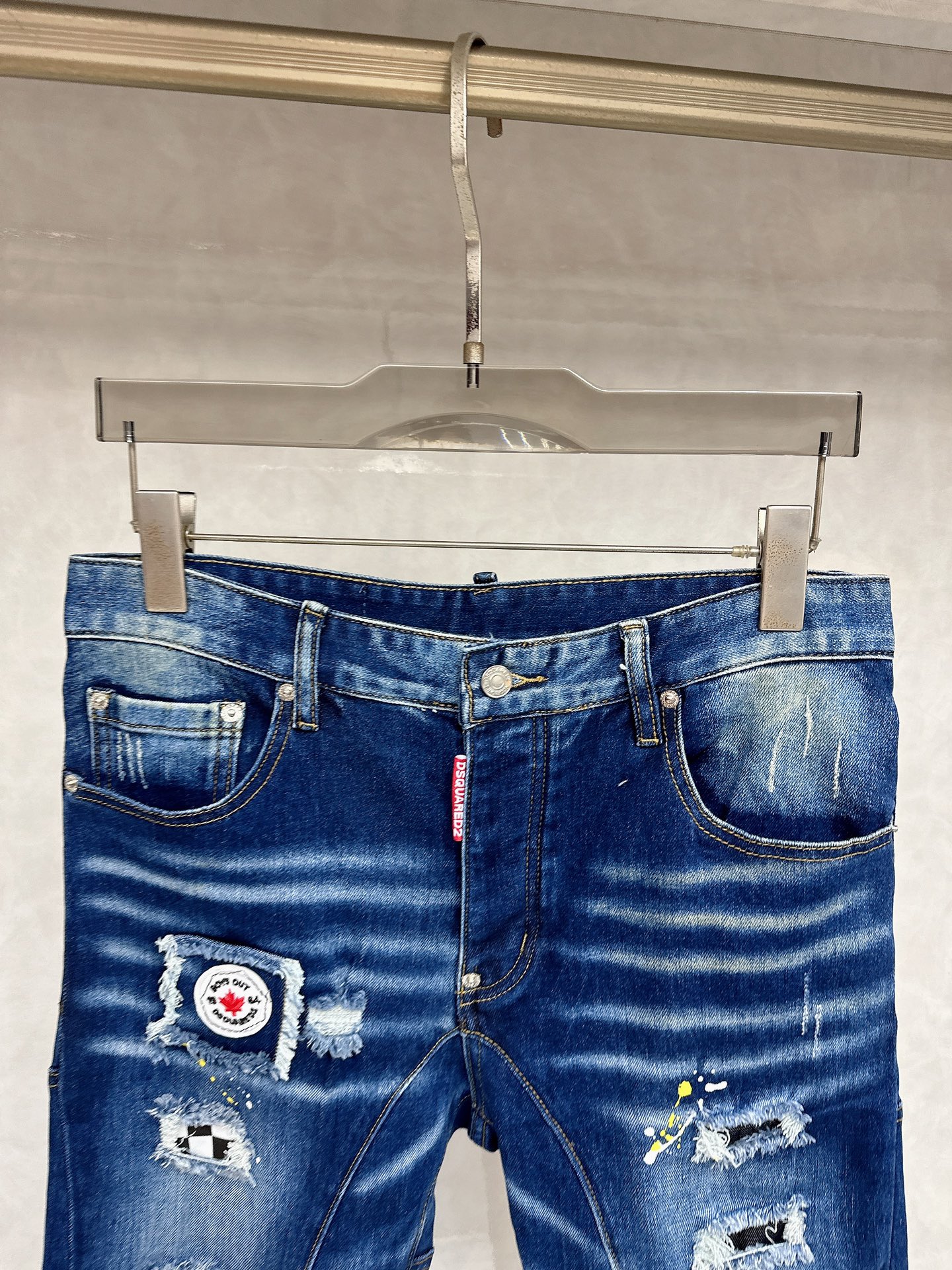  D2 2025秋冬🔥🔥新款现货上市，原单爆款牛仔裤👖超级定制款，原版五金，超级重工工艺，版型超赞👍细节