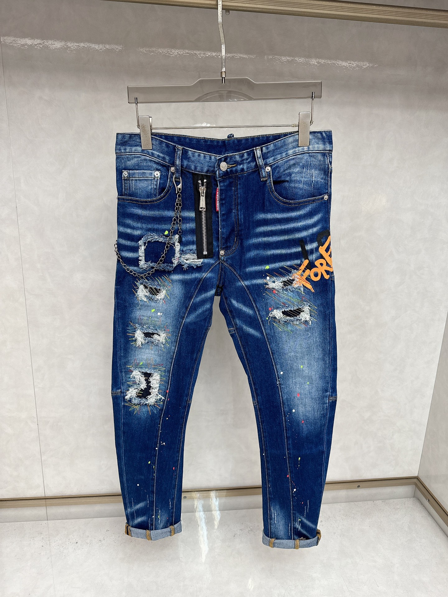  D2 2025秋冬🔥🔥新款现货上市，原单爆款牛仔裤👖超级定制款，原版五金，超级重工工艺，版型超赞👍细节