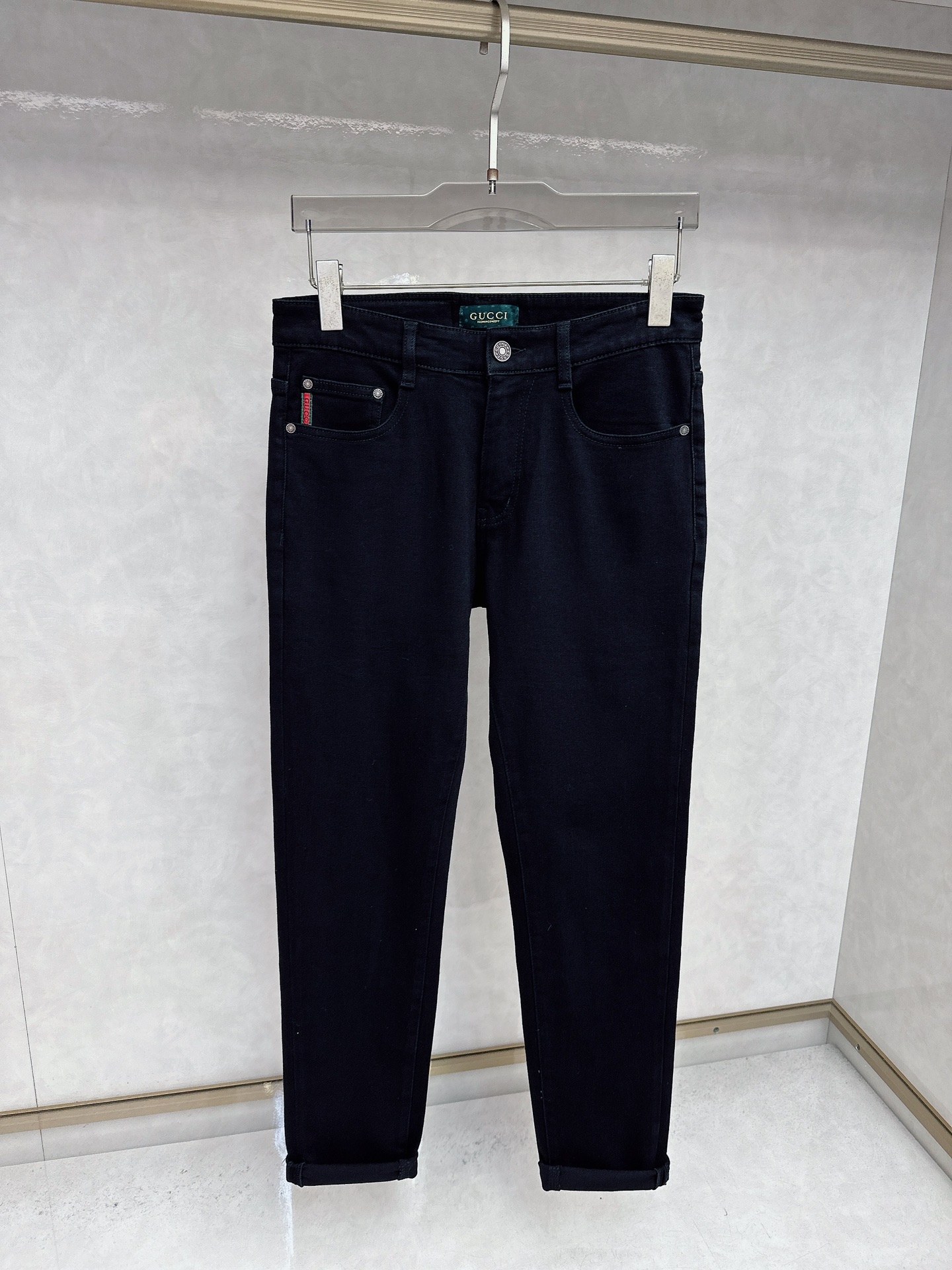 古奇 2025秋冬🔥🔥新款现货上市，原单爆款牛仔裤👖超级定制款，原版五金，超级重工工艺，版型超赞👍细节做