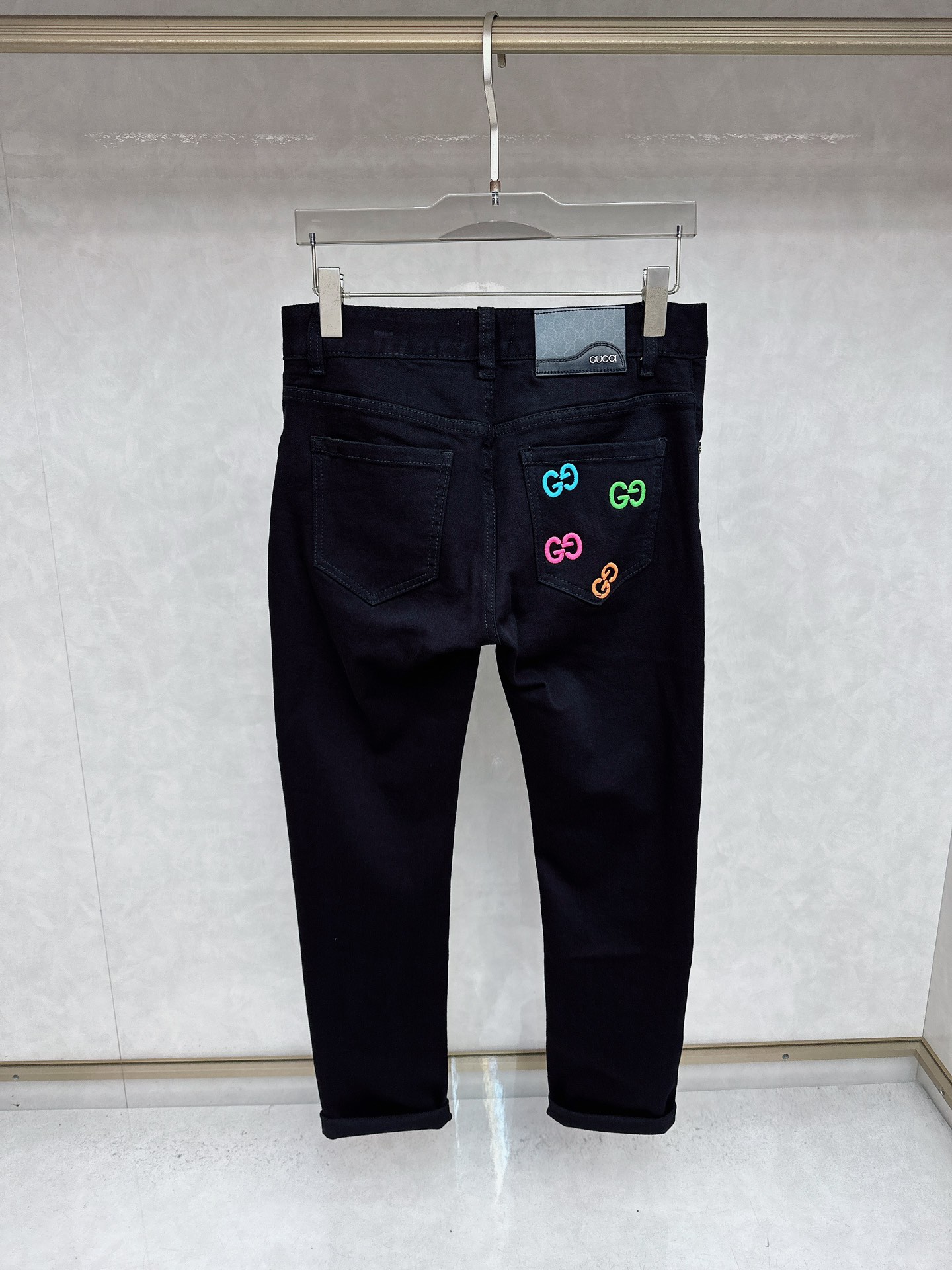 古奇 2025秋冬🔥🔥新款现货上市，原单爆款牛仔裤👖超级定制款，原版五金，超级重工工艺，版型超赞👍细节做