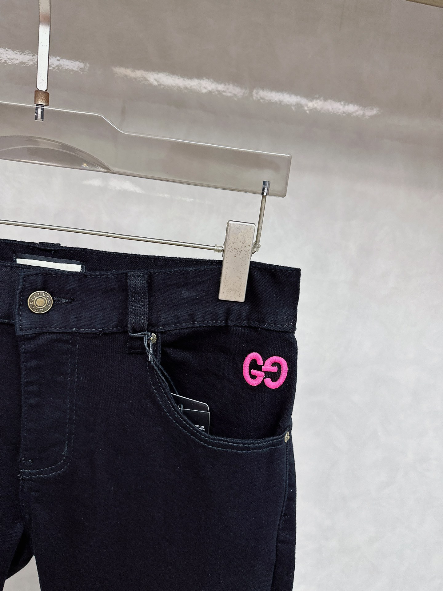 古奇 2025秋冬🔥🔥新款现货上市，原单爆款牛仔裤👖超级定制款，原版五金，超级重工工艺，版型超赞👍细节做