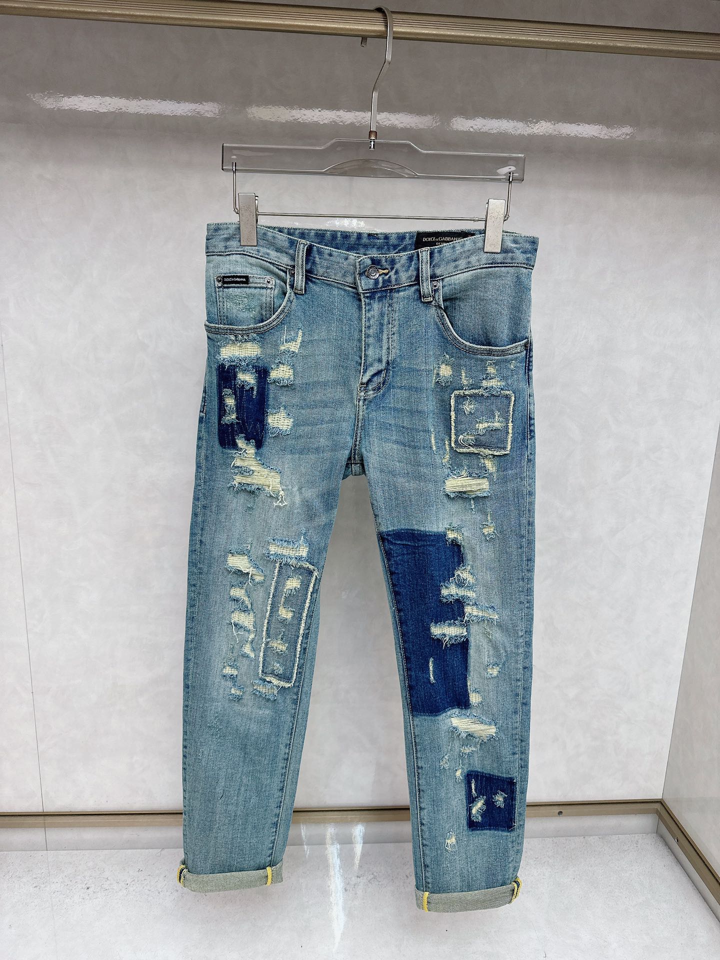 DG 2025秋冬🔥🔥新款现货上市，原单爆款牛仔裤👖超级定制款，原版五金，超级重工工艺，版型超赞👍细节做