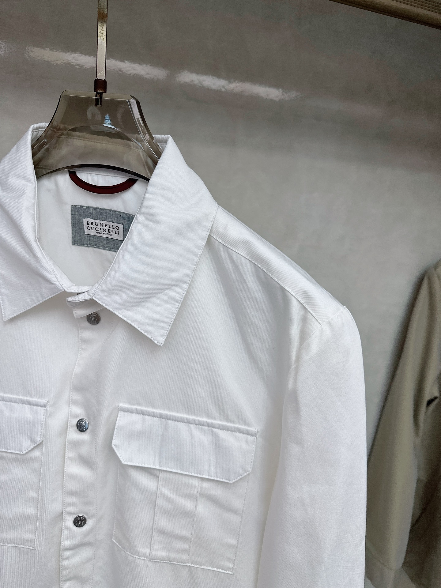 BC 老钱翻领男士新款商务休闲夹克外套，顶奢意大利进口棉混纺人字纹肌理面料，双头拉链门襟、高端混棉成分打