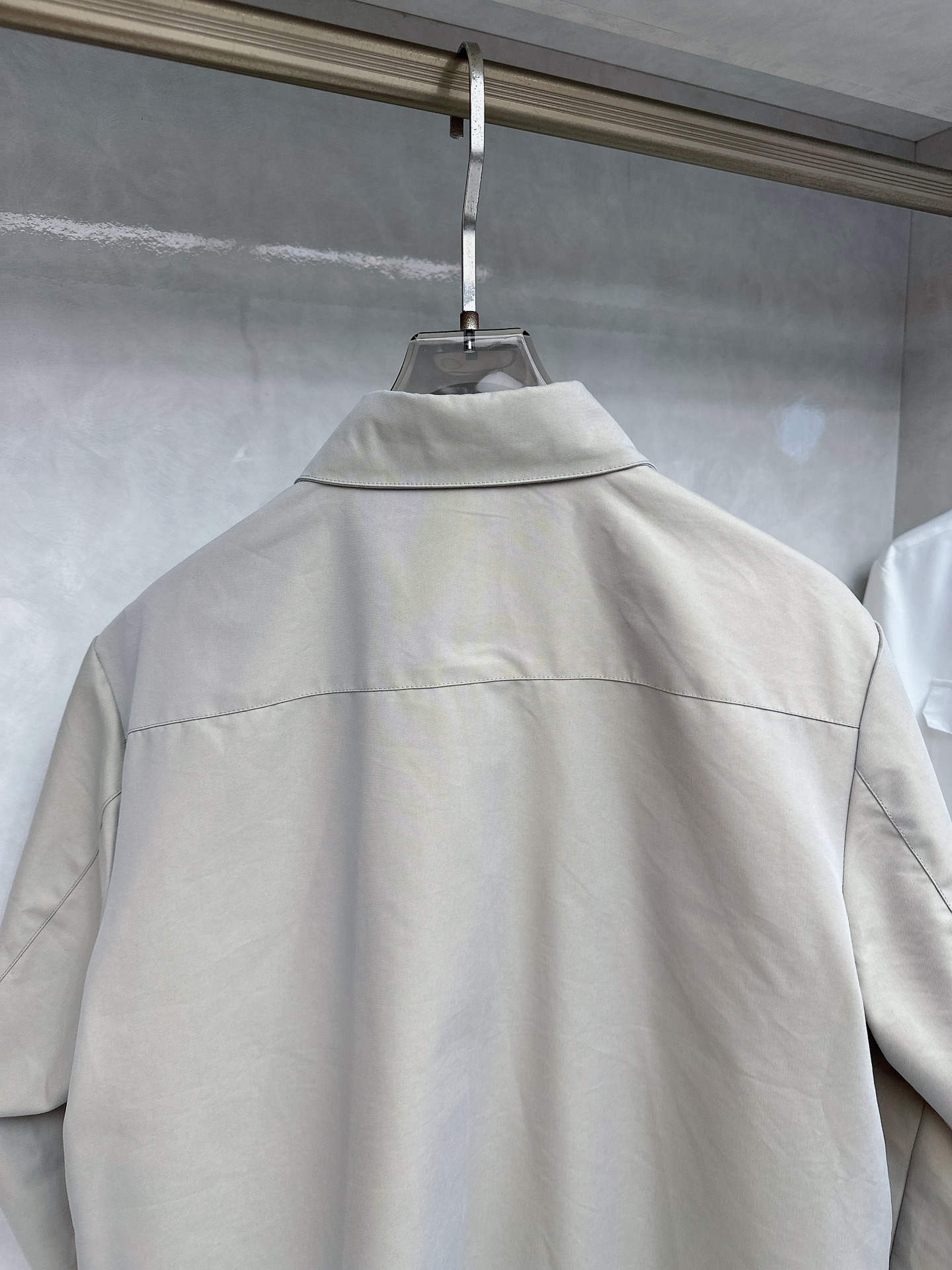 BC 老钱翻领男士新款商务休闲夹克外套，顶奢意大利进口棉混纺人字纹肌理面料，双头拉链门襟、高端混棉成分打