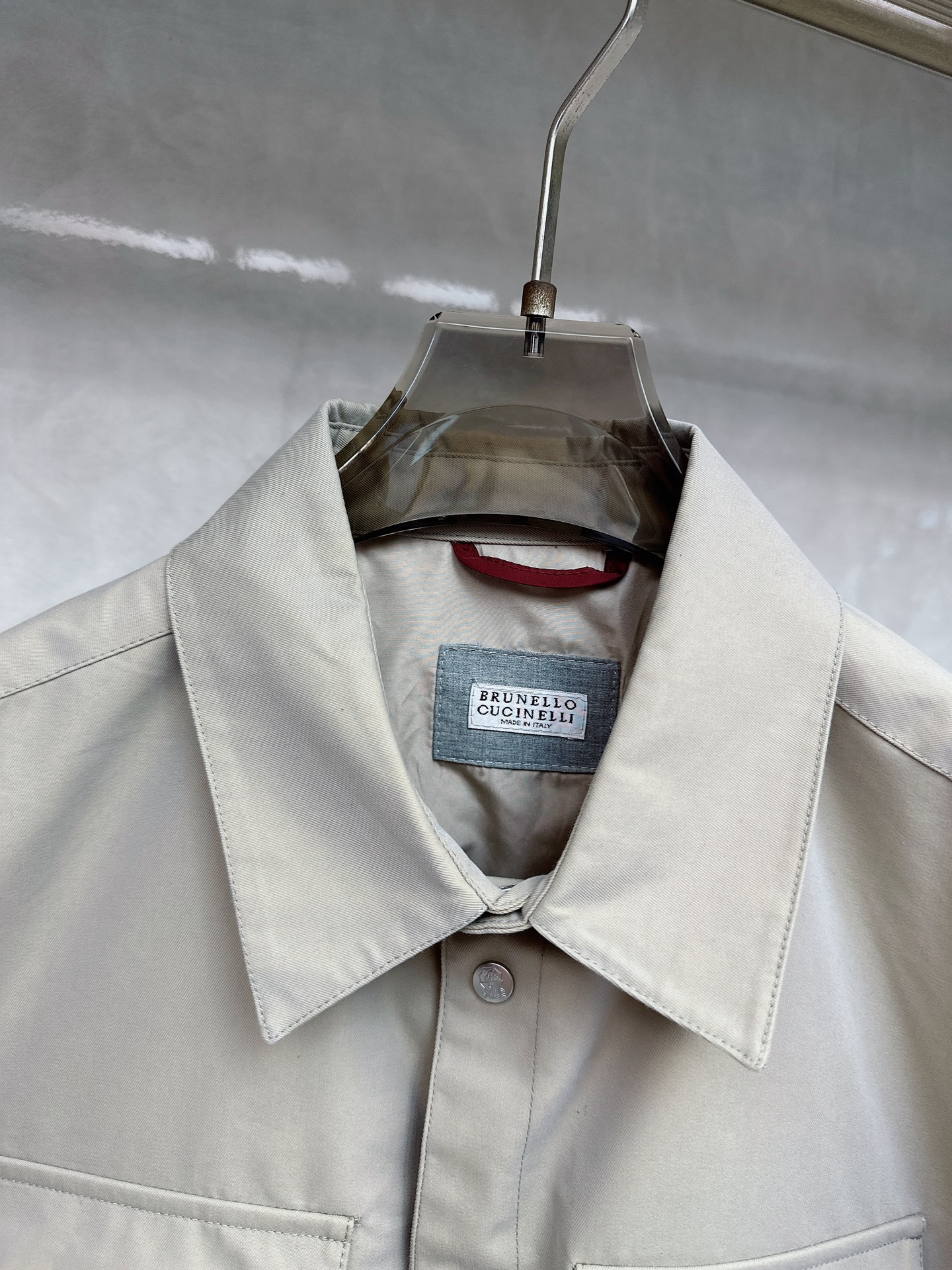 BC 老钱翻领男士新款商务休闲夹克外套，顶奢意大利进口棉混纺人字纹肌理面料，双头拉链门襟、高端混棉成分打