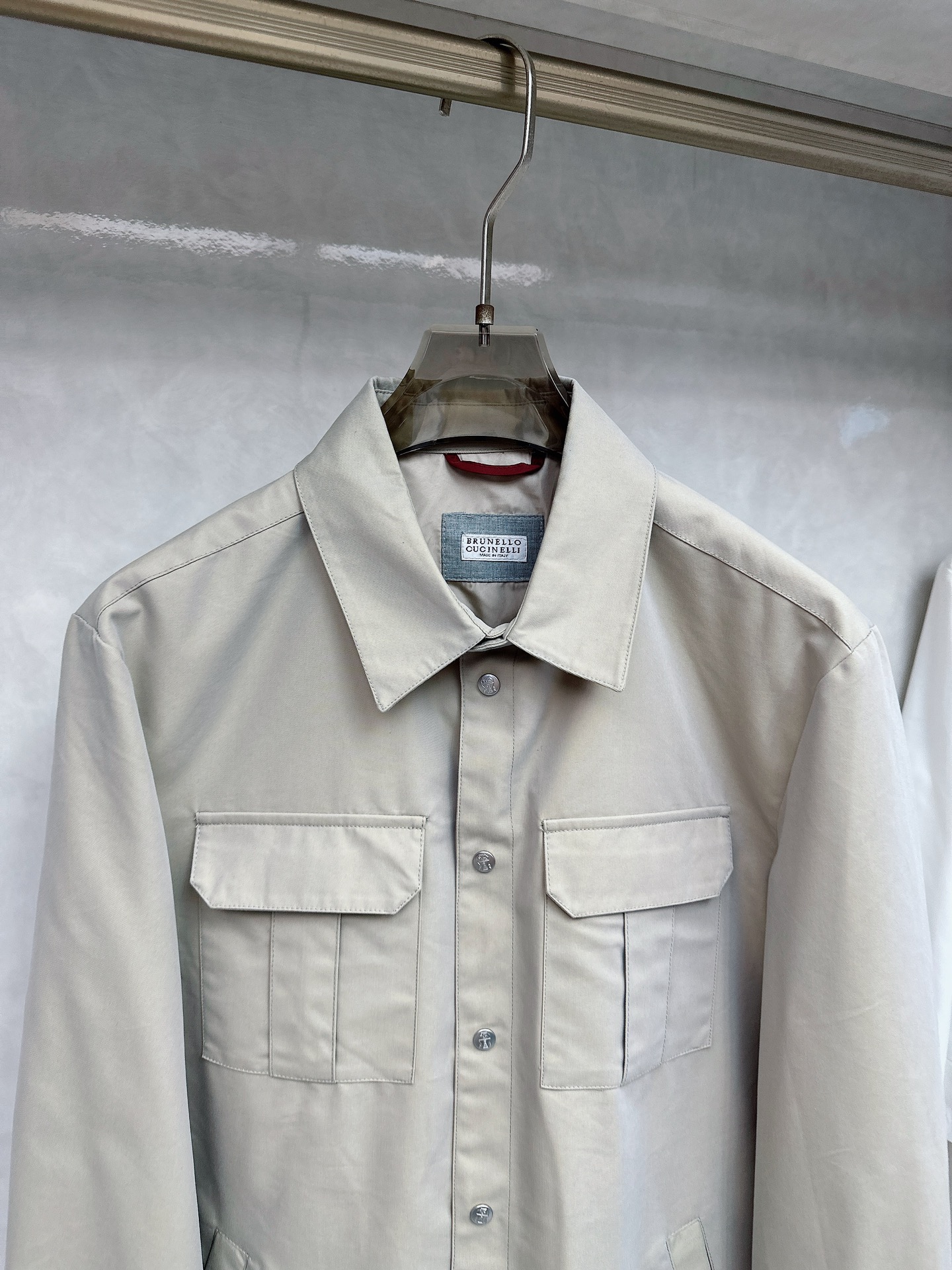 BC 老钱翻领男士新款商务休闲夹克外套，顶奢意大利进口棉混纺人字纹肌理面料，双头拉链门襟、高端混棉成分打