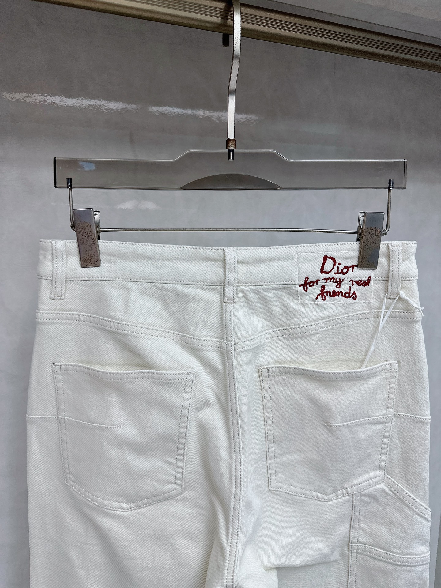 迪奥 2025秋冬🔥🔥新款现货上市，原单爆款牛仔裤👖超级定制款，原版五金，超级重工工艺，版型超赞👍细节做