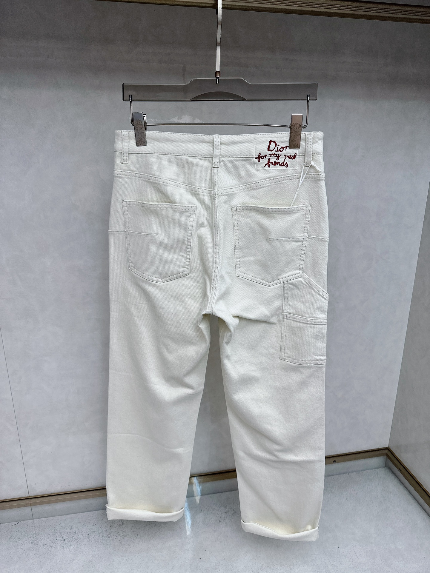 迪奥 2025秋冬🔥🔥新款现货上市，原单爆款牛仔裤👖超级定制款，原版五金，超级重工工艺，版型超赞👍细节做