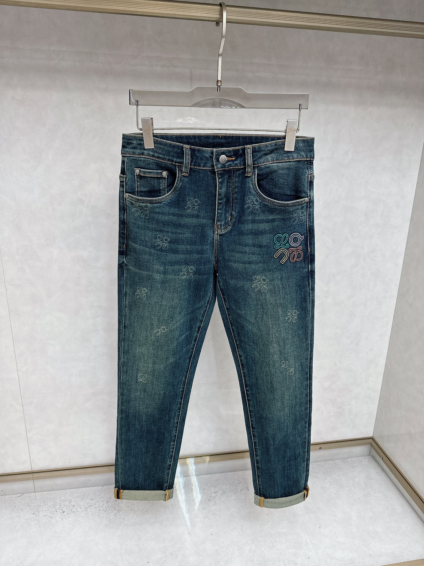 罗意威 2025秋冬🔥🔥新款现货上市，原单爆款牛仔裤👖超级定制款，原版五金，超级重工工艺，版型超赞👍细节