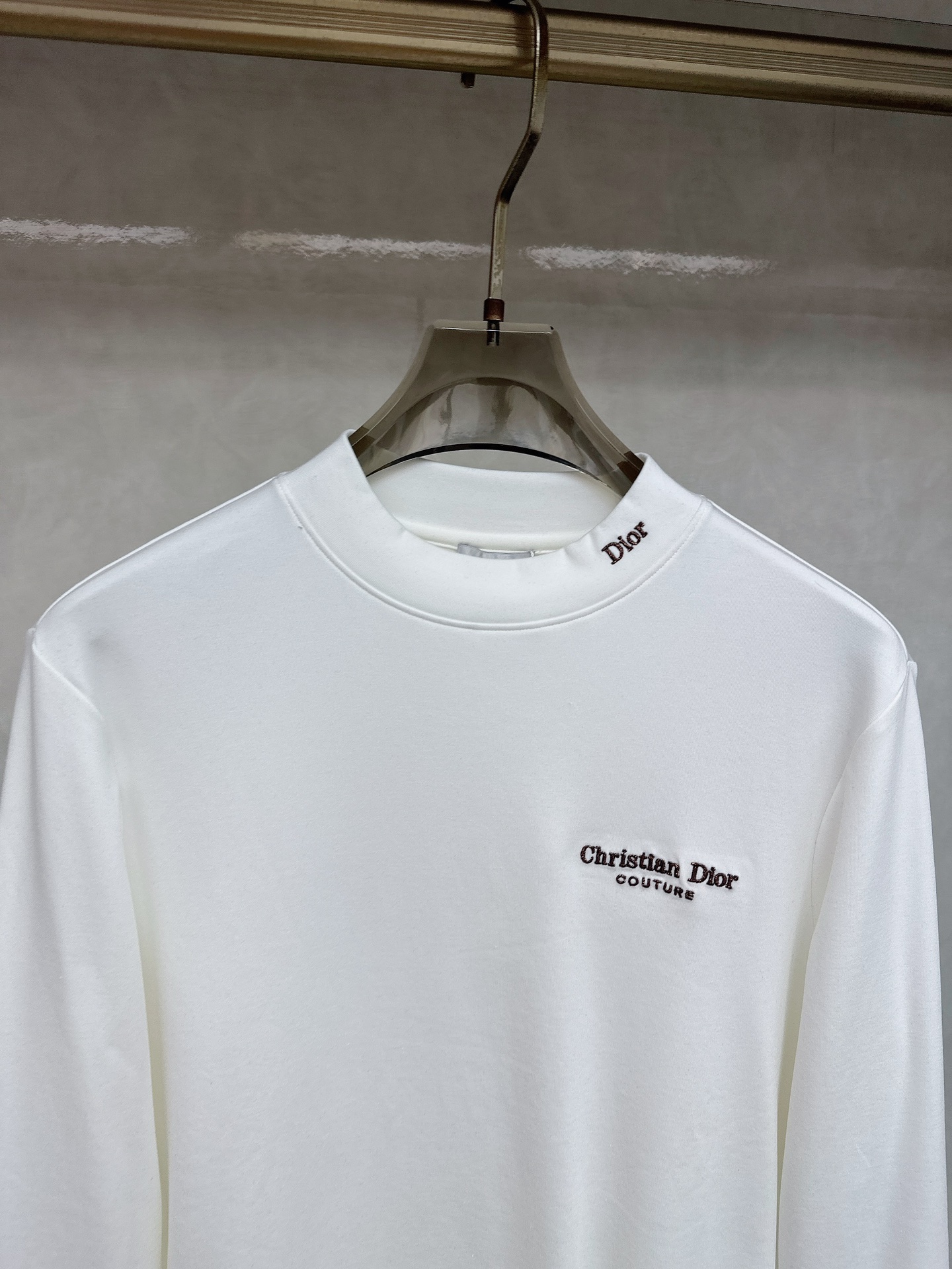 迪奥 Dior 2025秋冬专柜新款 时尚休闲打底衫长袖T恤，精选进口高密度双面拉架棉面料，精致原版lo