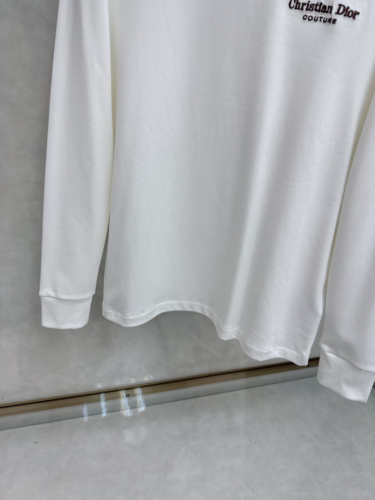 迪奥 Dior 2025秋冬专柜新款 时尚休闲打底衫长袖T恤，精选进口高密度双面拉架棉面料，精致原版lo