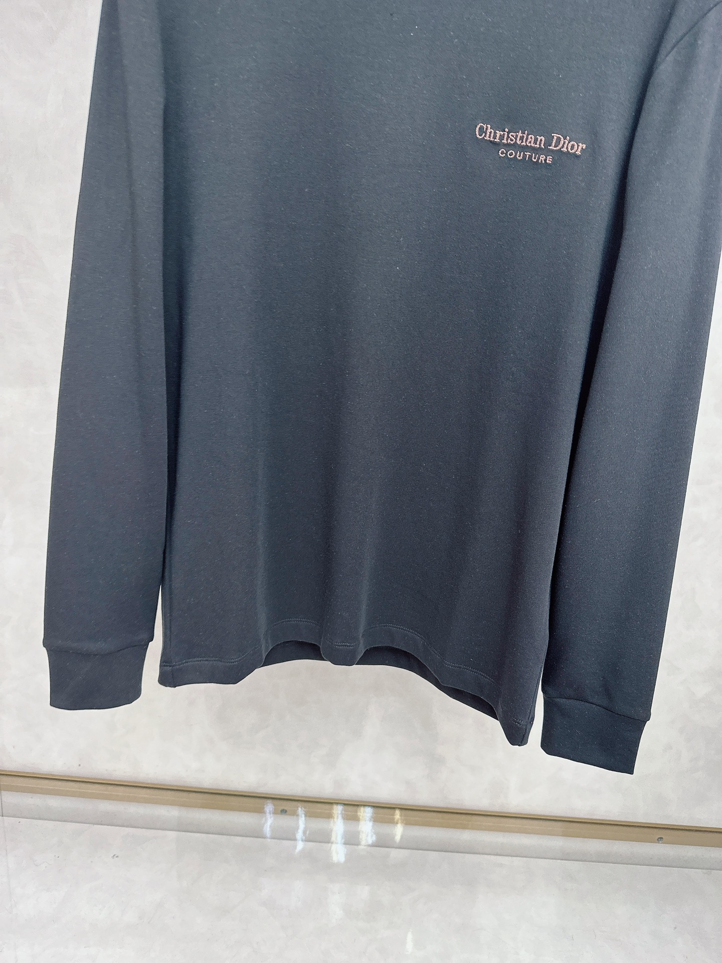 迪奥 Dior 2025秋冬专柜新款 时尚休闲打底衫长袖T恤，精选进口高密度双面拉架棉面料，精致原版lo