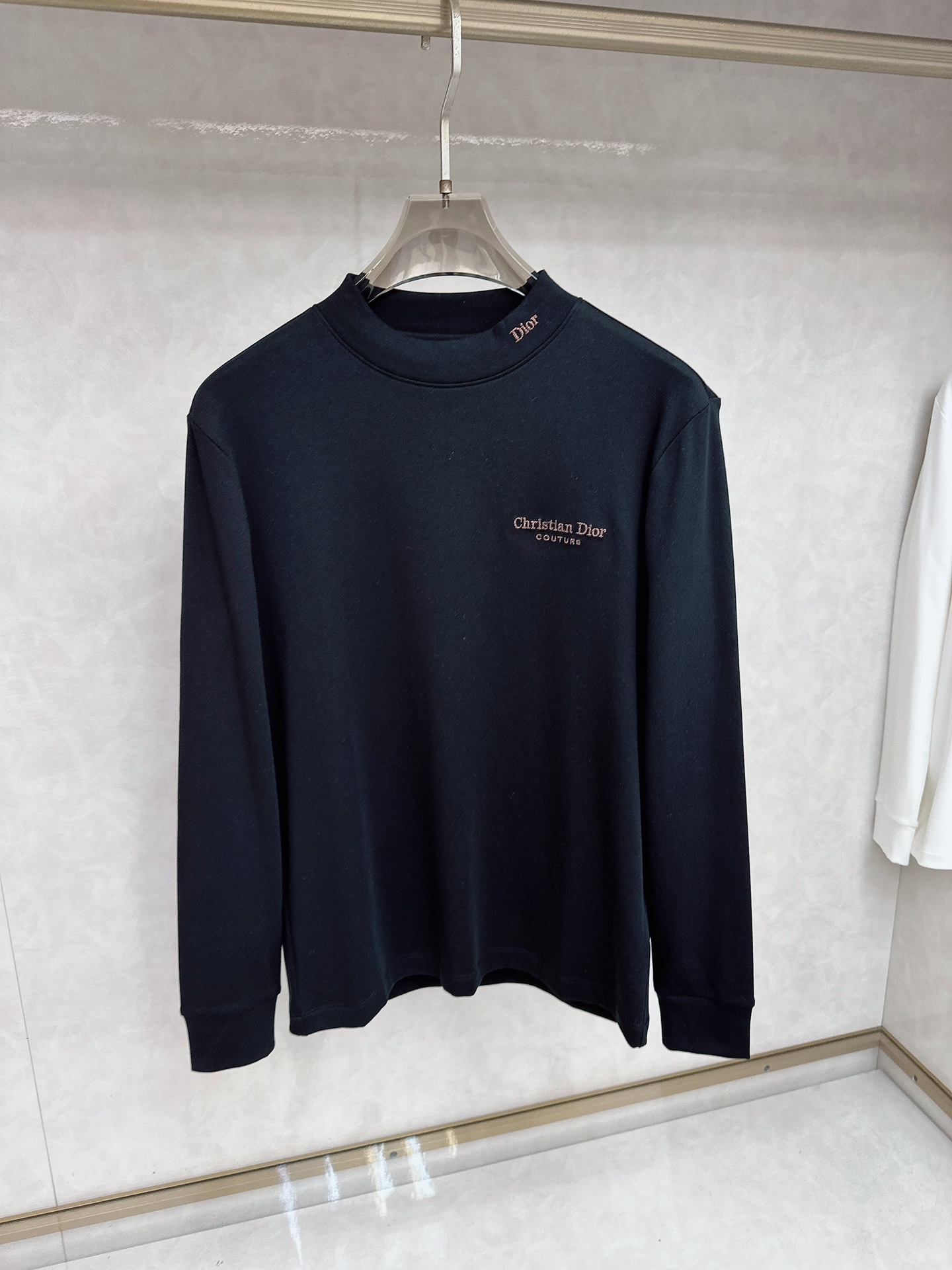 迪奥 Dior 2025秋冬专柜新款 时尚休闲打底衫长袖T恤，精选进口高密度双面拉架棉面料，精致原版lo