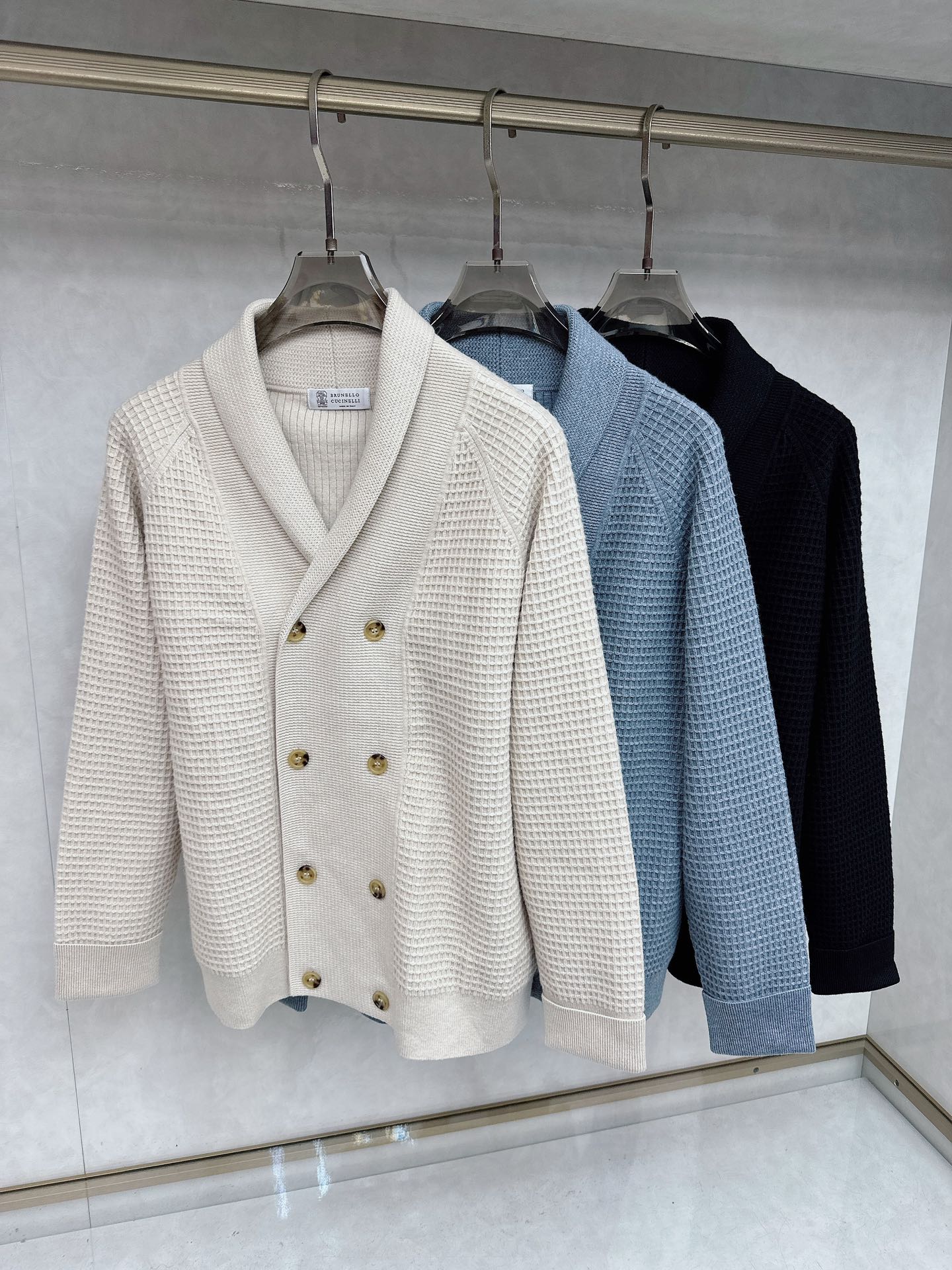 BC 高智感 老钱风穿搭气质立领羊绒夹克外套！品质控必入！100%进口羊绒重磅克重纱线质感无敌赞！手工缝