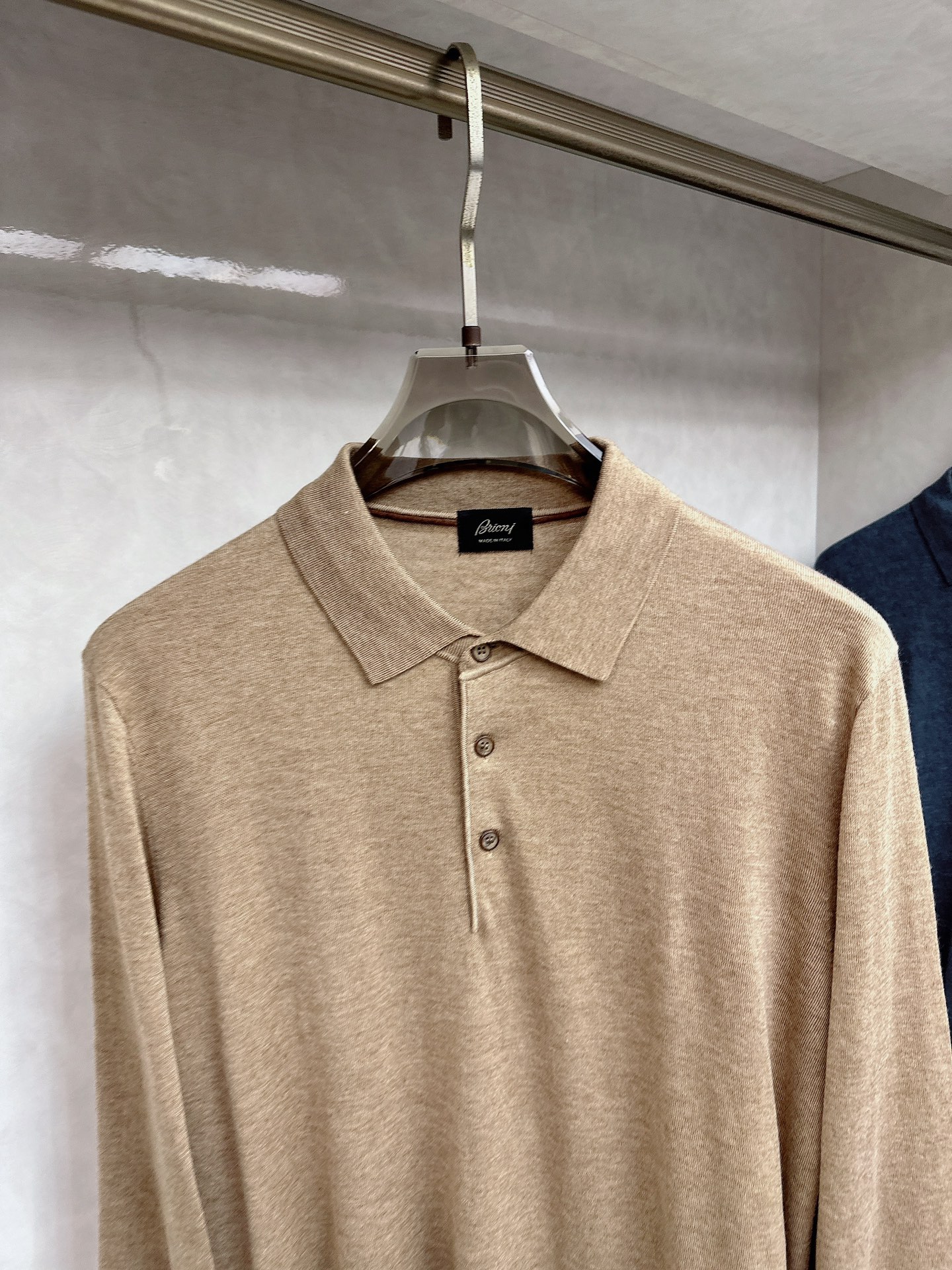 lp🆕 秋冬季新款！-男士翻领长袖羊毛打底衫，秋冬最新款男士打底衫，新品种高品质进入美利诺纱线，四平针双