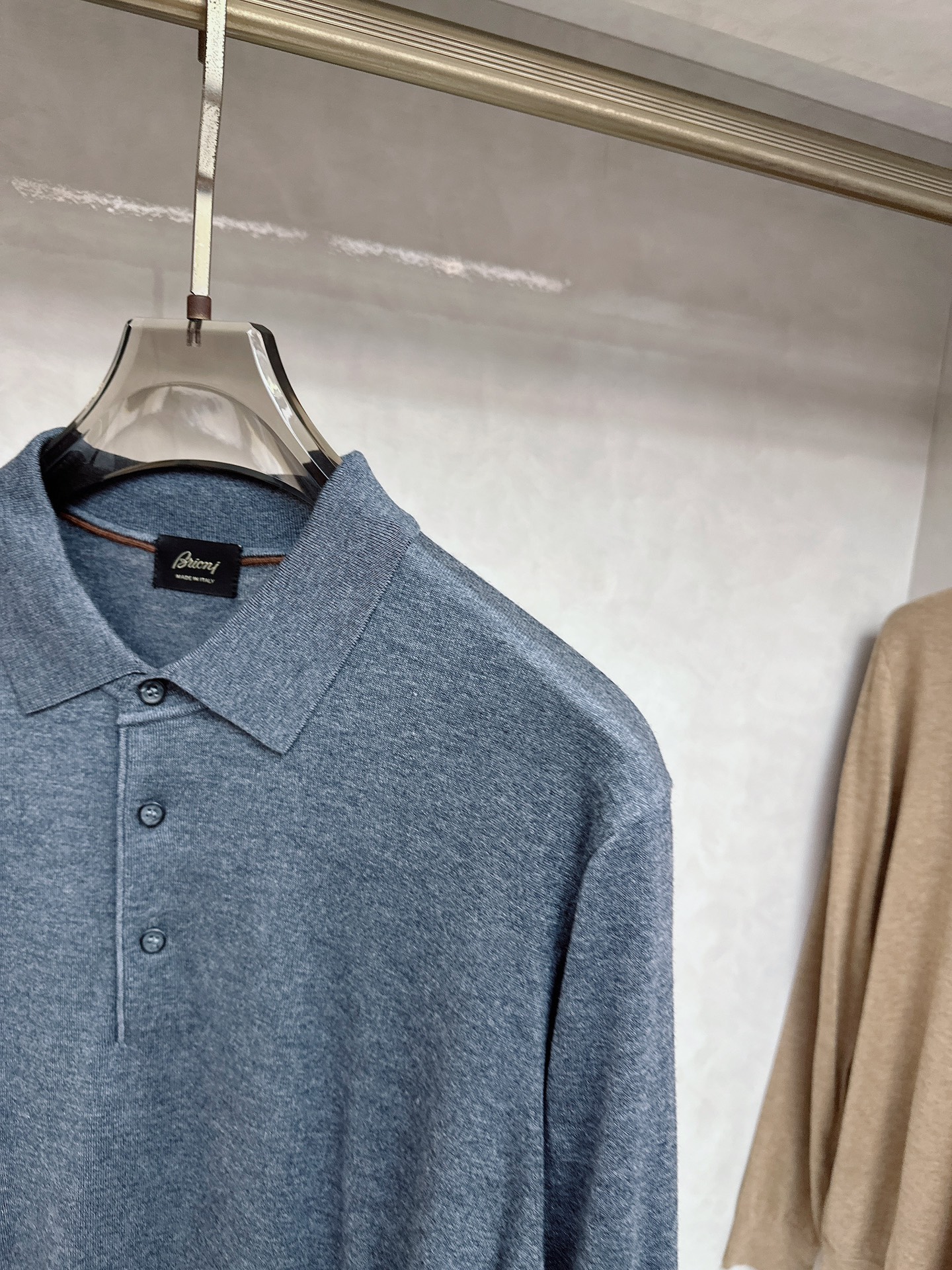 lp🆕 秋冬季新款！-男士翻领长袖羊毛打底衫，秋冬最新款男士打底衫，新品种高品质进入美利诺纱线，四平针双