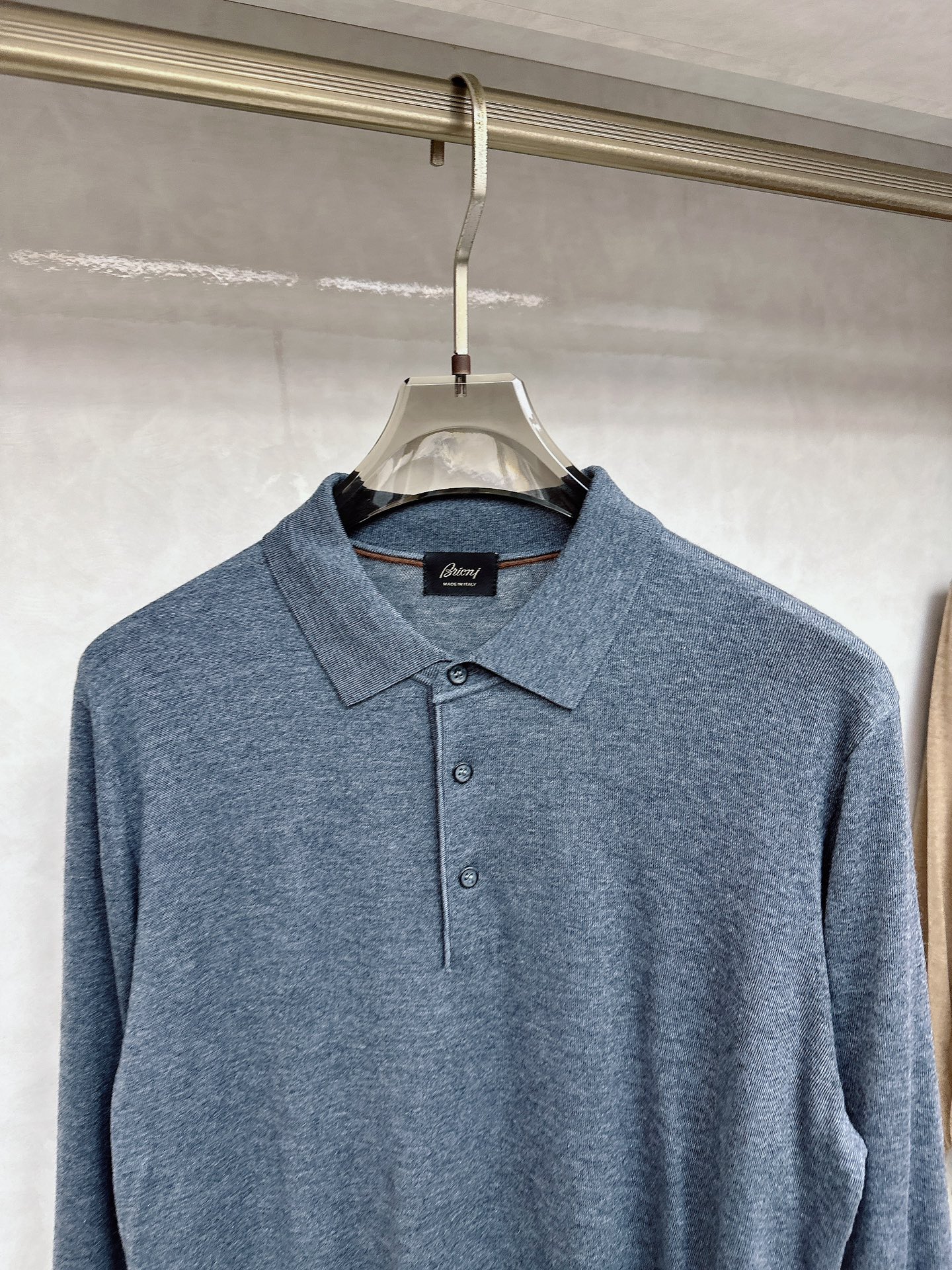 lp🆕 秋冬季新款！-男士翻领长袖羊毛打底衫，秋冬最新款男士打底衫，新品种高品质进入美利诺纱线，四平针双