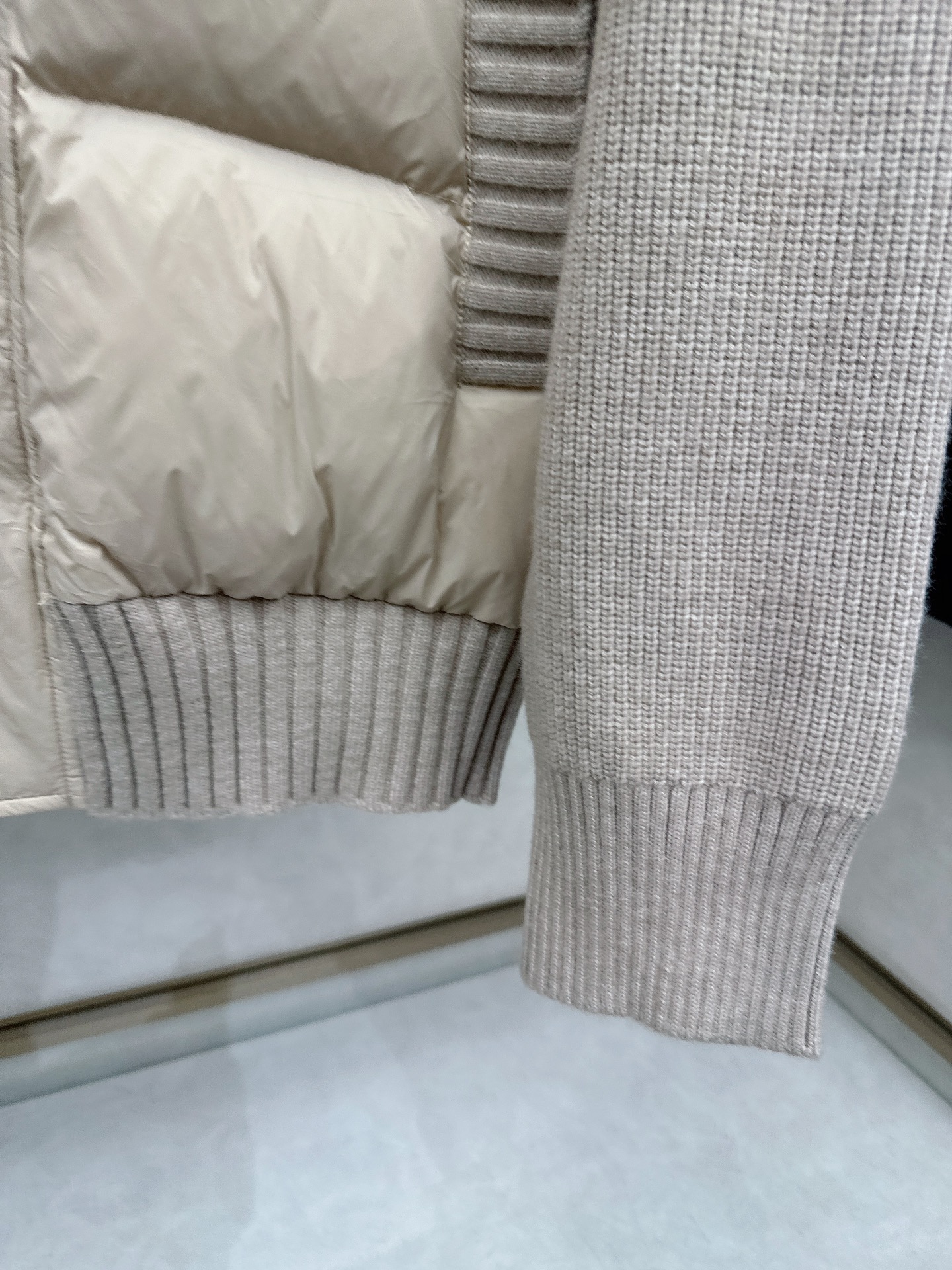 【ThomBrownet】TB家针织拼接四条杠带帽羽绒服女款越简单就越好看!!永恒不变的真理门简实穿主义