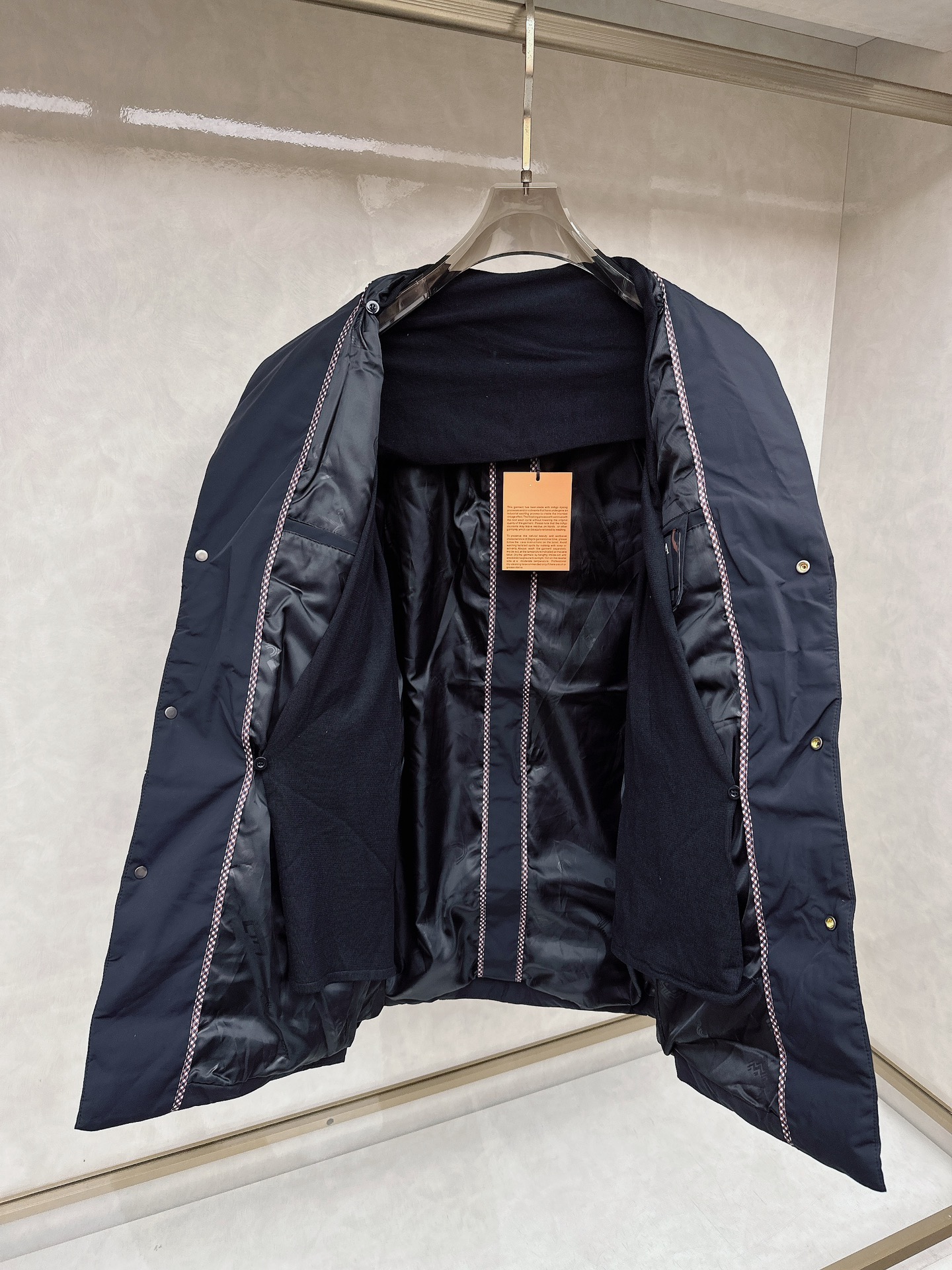 羽绒服-ZEGNA杰尼亚 独家专供新款休闲西装羽绒服 原版订制五金配件全进口原版定制 欢迎对比 绝对的高