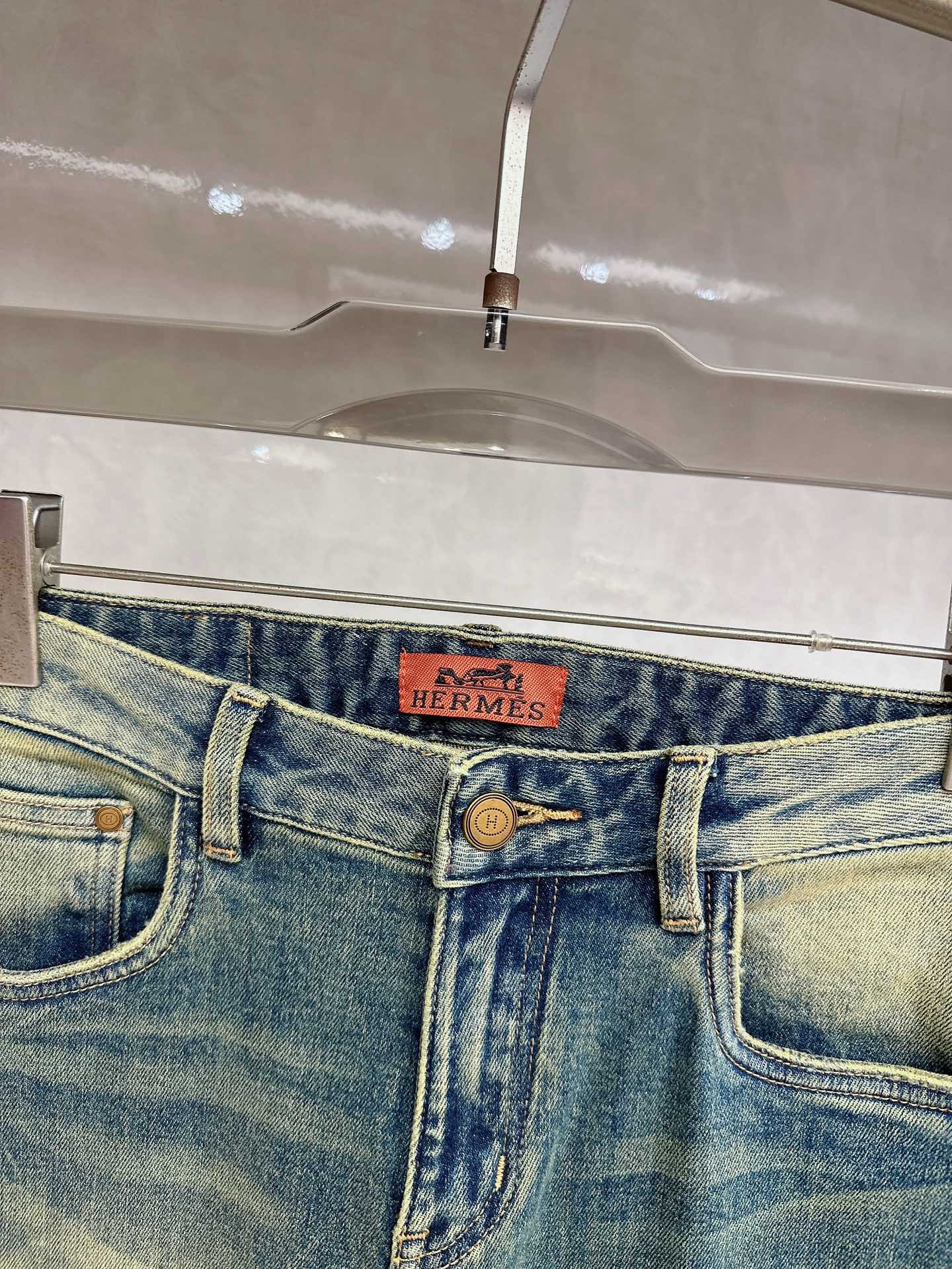 爱马仕 2025秋冬🔥🔥新款现货上市，原单爆款牛仔裤👖超级定制款，原版五金，超级重工工艺，版型超赞👍细节