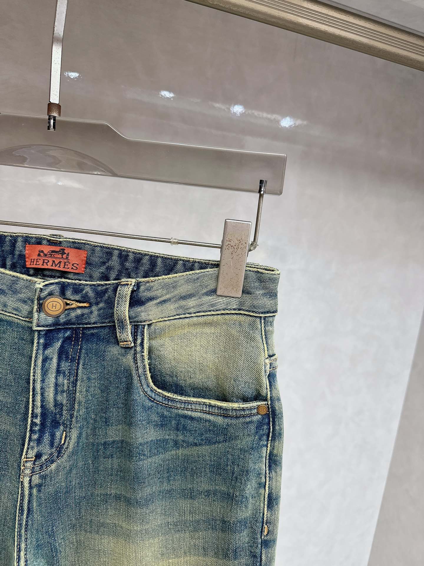 爱马仕 2025秋冬🔥🔥新款现货上市，原单爆款牛仔裤👖超级定制款，原版五金，超级重工工艺，版型超赞👍细节