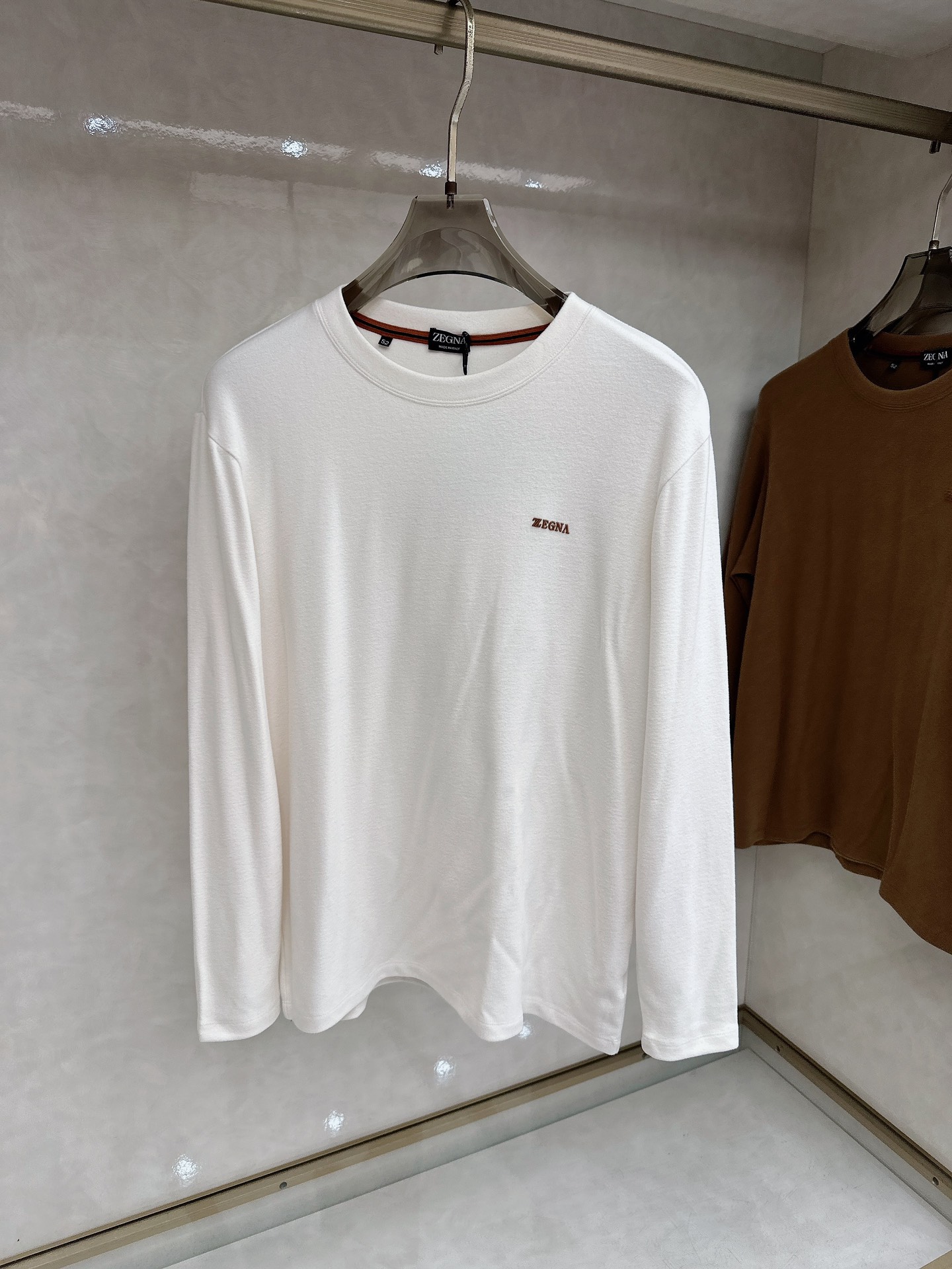 杰尼亚 2025新款原单男士休闲抓绒长袖 高端定制 高版本 时尚百搭爆款⚠️⚠️✨✨进口面料 手感超柔软