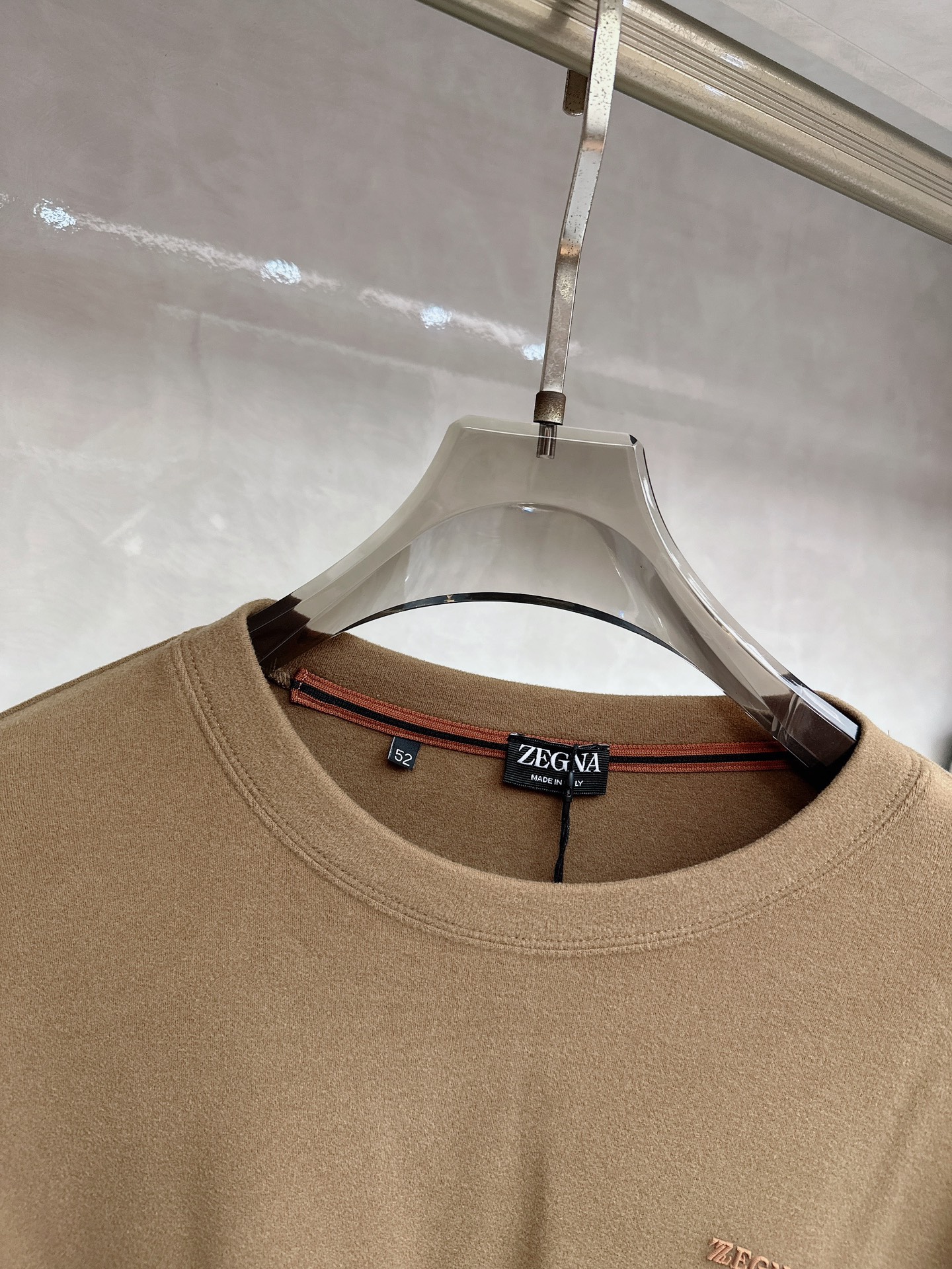 杰尼亚 2025新款原单男士休闲抓绒长袖 高端定制 高版本 时尚百搭爆款进口面料 手感超柔软细腻 穿着亲