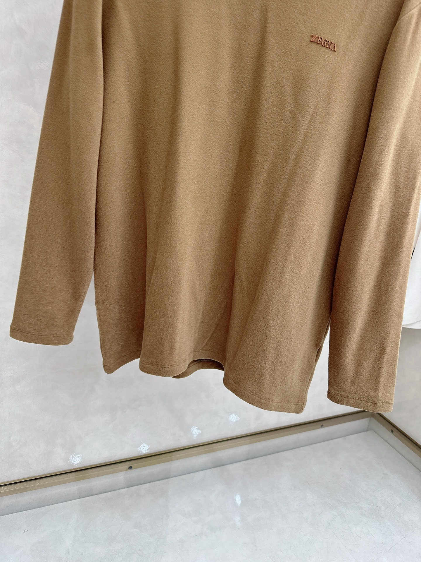 杰尼亚 2025新款原单男士休闲抓绒长袖 高端定制 高版本 时尚百搭爆款进口面料 手感超柔软细腻 穿着亲