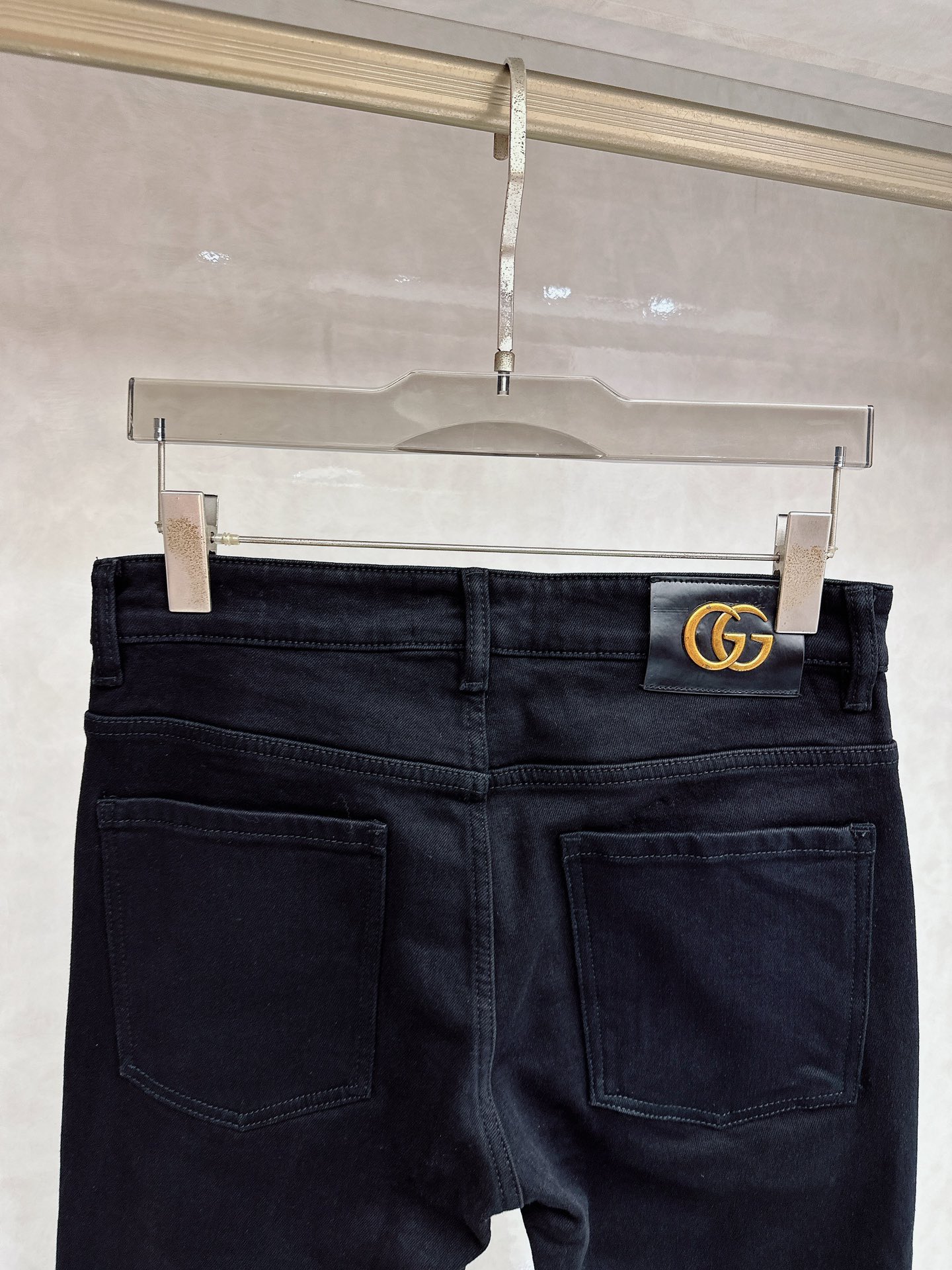 古奇 2025秋冬🔥🔥新款现货上市，原单爆款牛仔裤加绒👖超级定制款，原版五金，超级重工工艺，版型超赞👍细