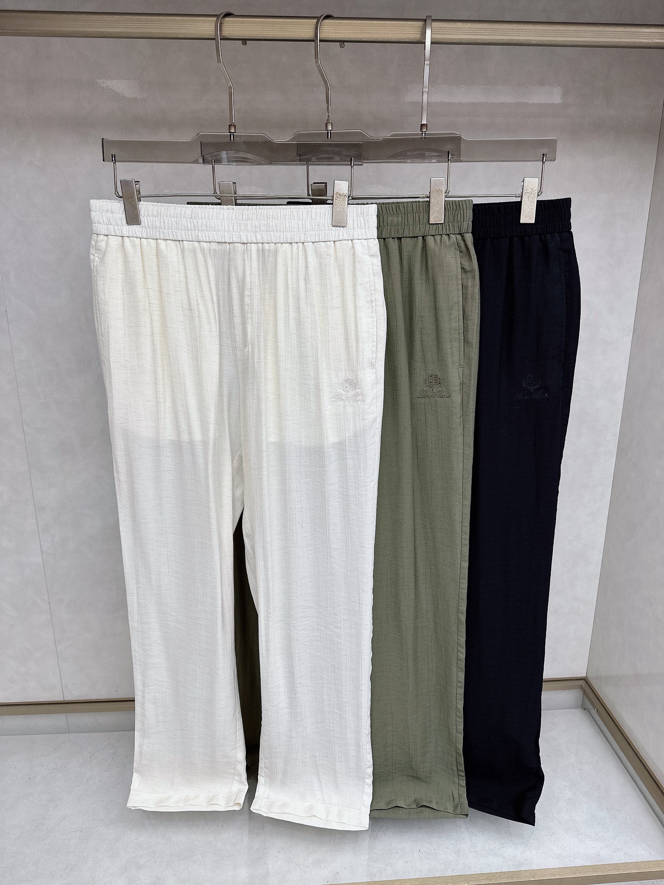 -Loro Piana 2026春夏新款新款休闲裤 高端版本！定制面料 透气舒适度高，细节无可挑剔，品牌