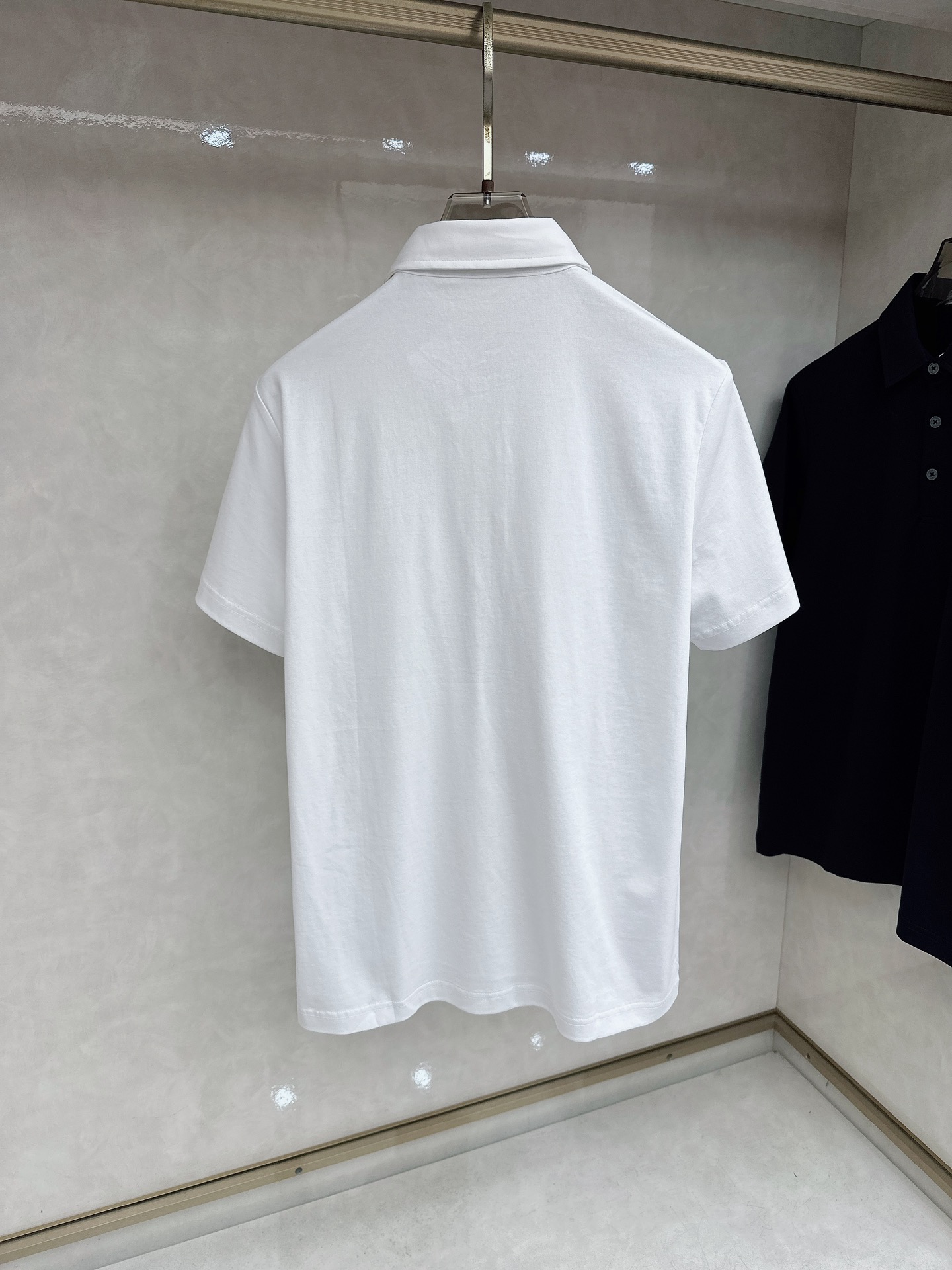 BC 2026顶级品质BC徽标刺绣衬衫领棉质短袖T恤，三标齐全，原版定制logo刻字纽扣，定织顶级220