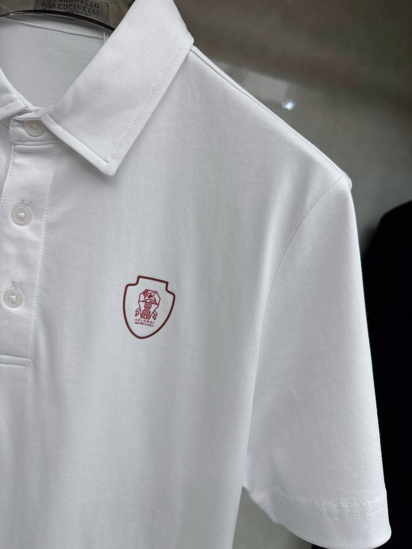 BC 2026顶级品质BC徽标刺绣衬衫领棉质短袖T恤，三标齐全，原版定制logo刻字纽扣，定织顶级220