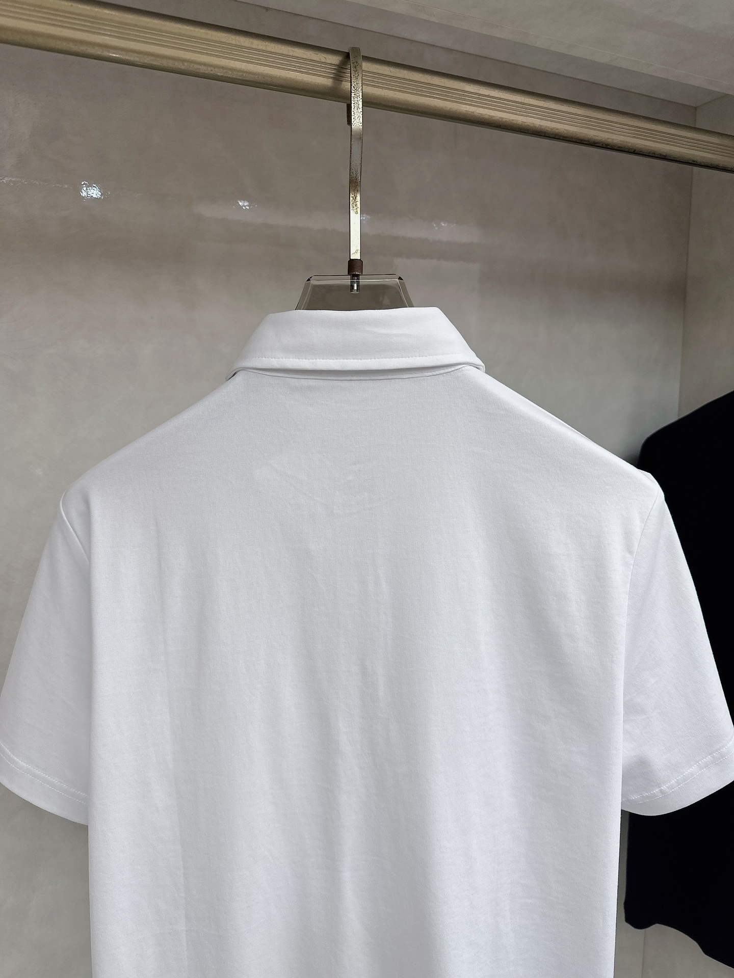 BC 2026顶级品质BC徽标刺绣衬衫领棉质短袖T恤，三标齐全，原版定制logo刻字纽扣，定织顶级220