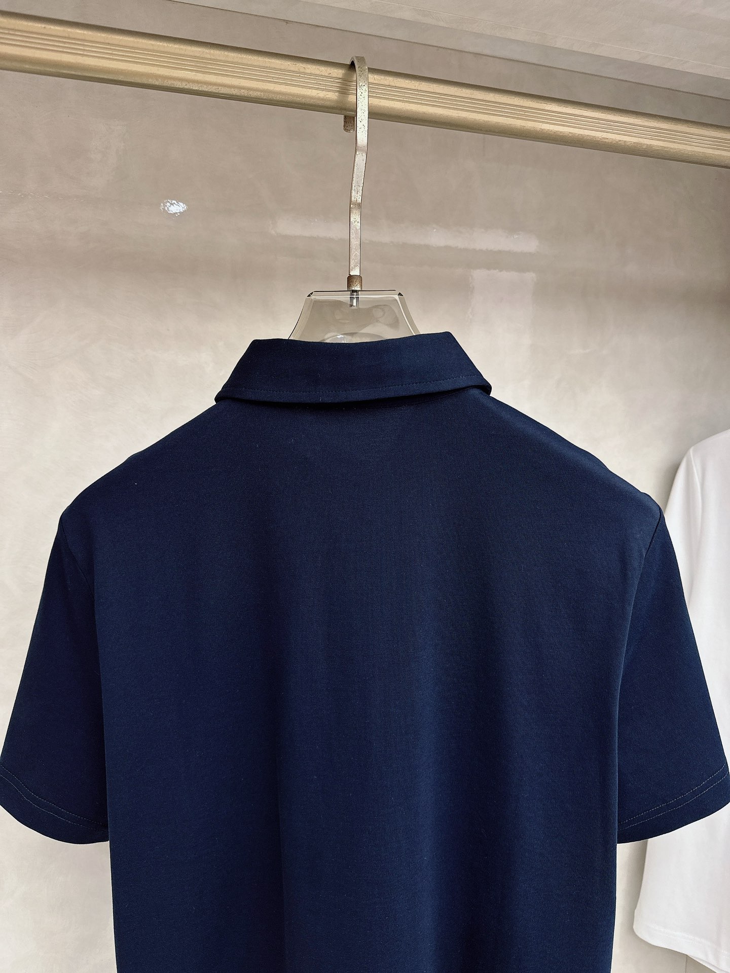 BC 2026顶级品质BC徽标刺绣衬衫领棉质短袖T恤，三标齐全，原版定制logo刻字纽扣，定织顶级220