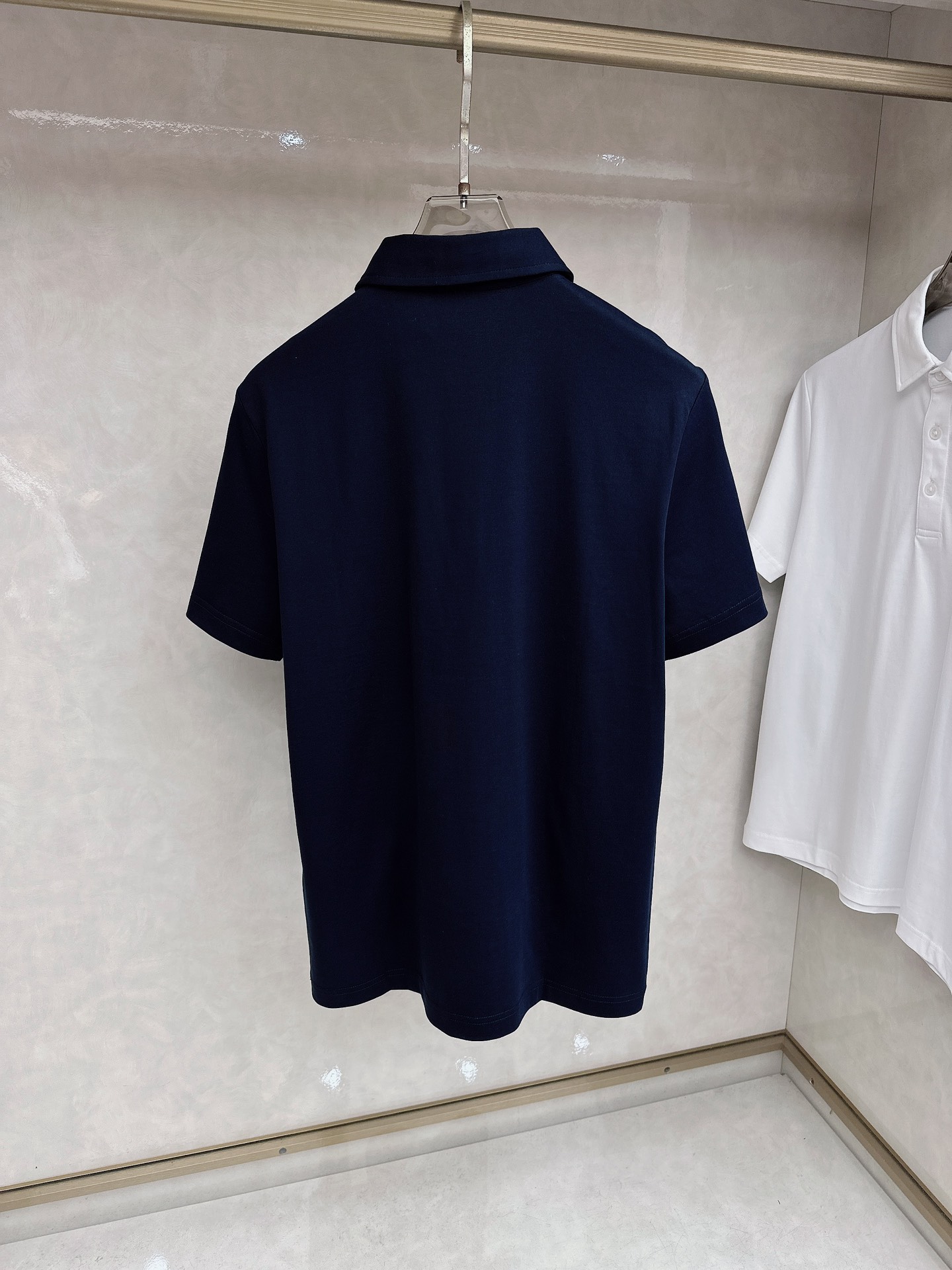 BC 2026顶级品质BC徽标刺绣衬衫领棉质短袖T恤，三标齐全，原版定制logo刻字纽扣，定织顶级220