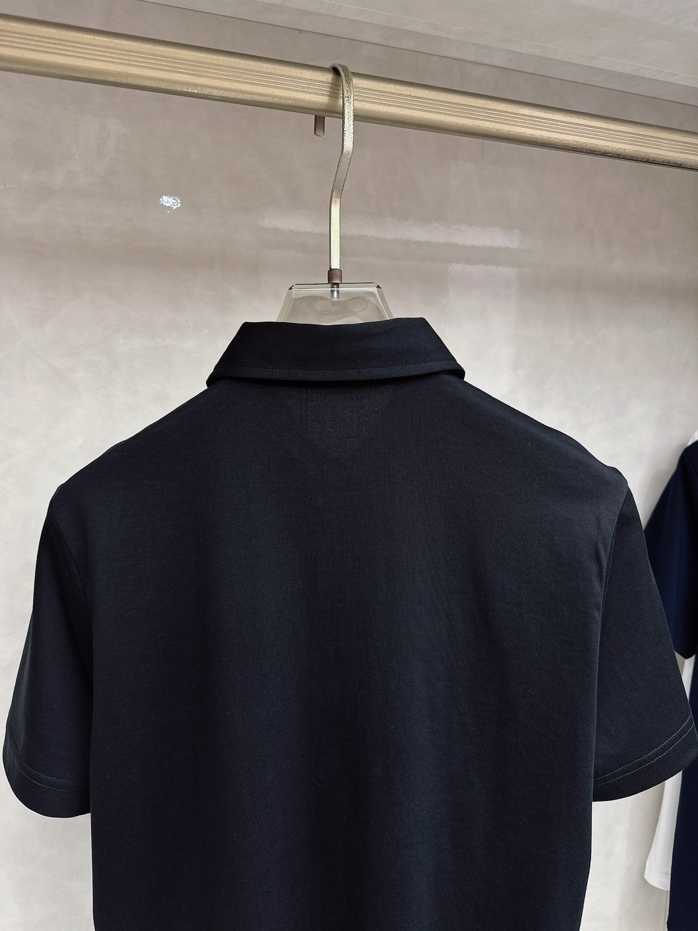 BC 2026顶级品质BC徽标刺绣衬衫领棉质短袖T恤，三标齐全，原版定制logo刻字纽扣，定织顶级220